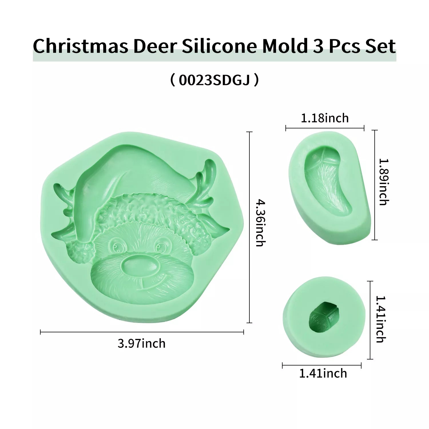 Christmas Set Silicone Mold