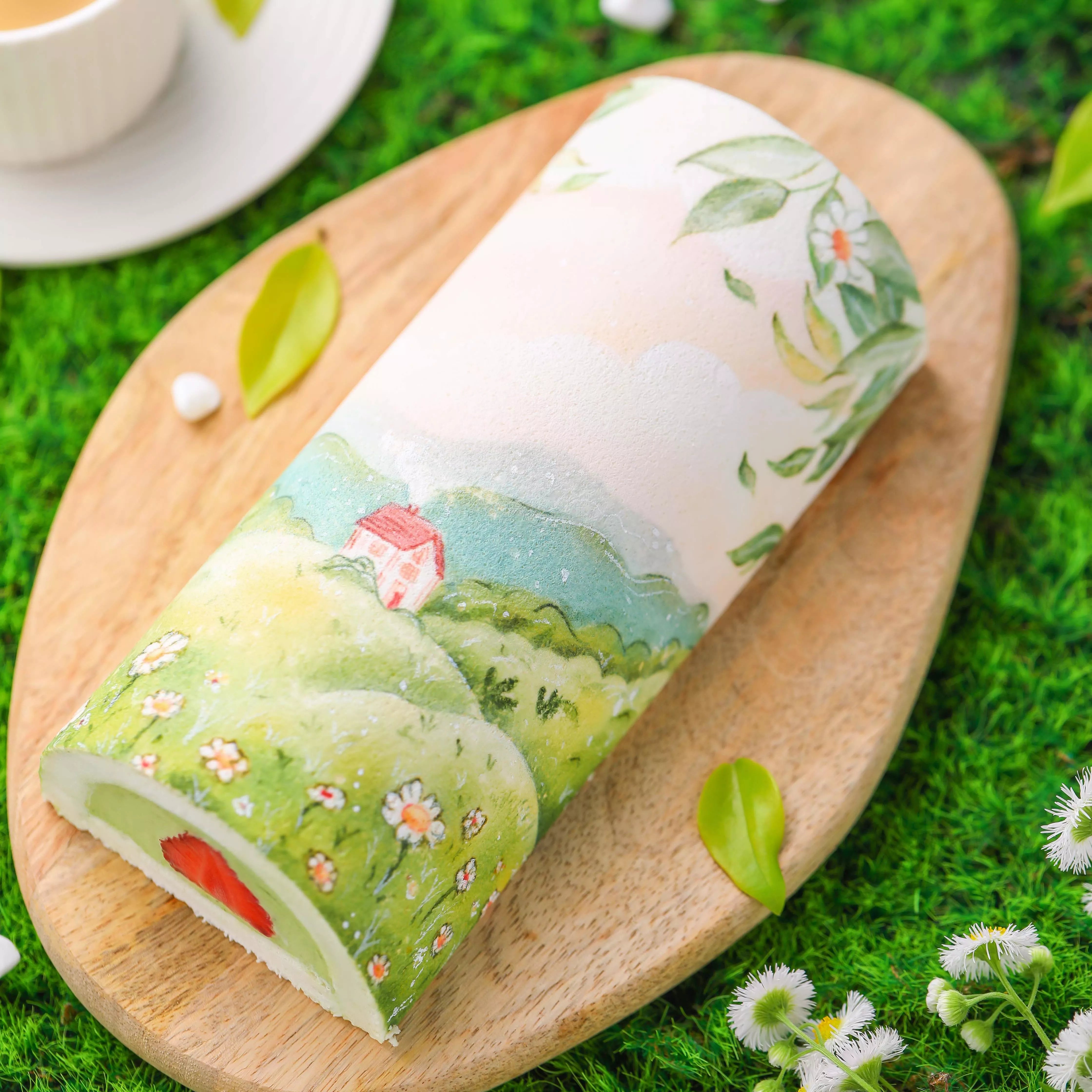 Hand-Painted Countryside Scenery Cake Masterclass