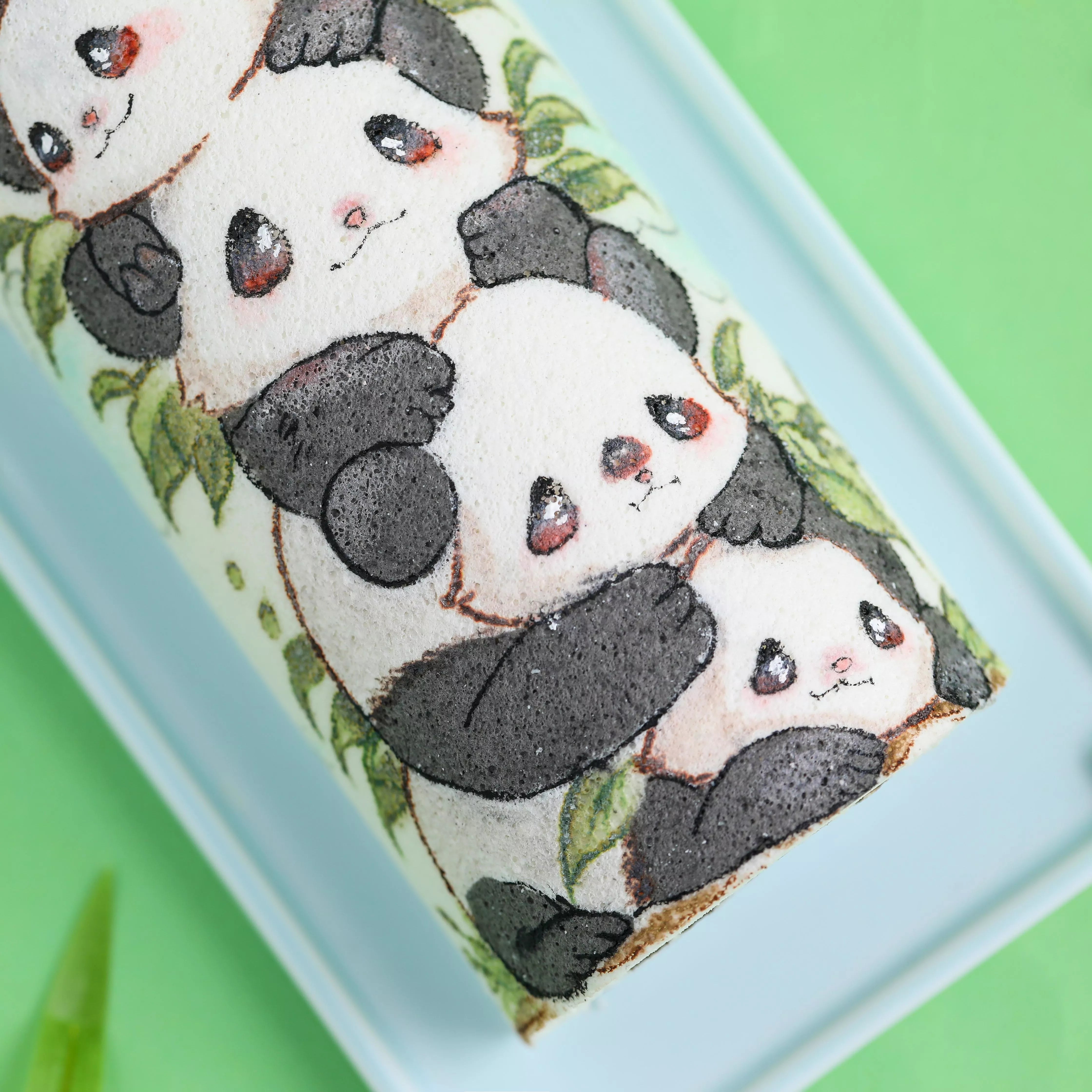 Hand-Painted Panda Swiss Roll Cake Masterclass