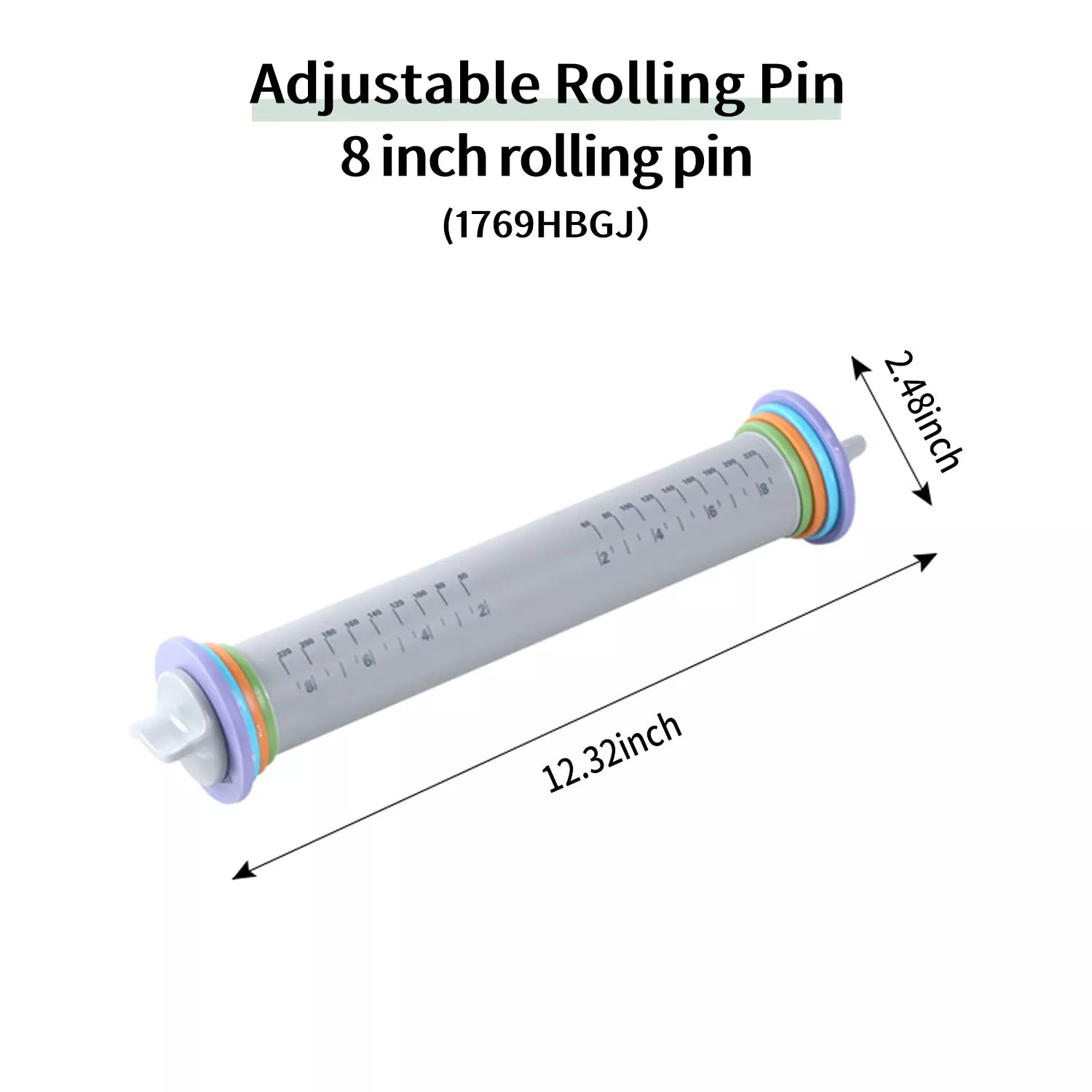 Silicone Flour Rolling Pin