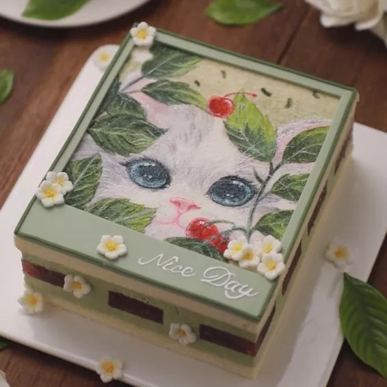 Hand-Painted Kitten Cake Masterclass