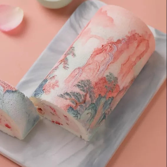 Hand-Painted Mountain Landscape Swiss Roll Masterclass