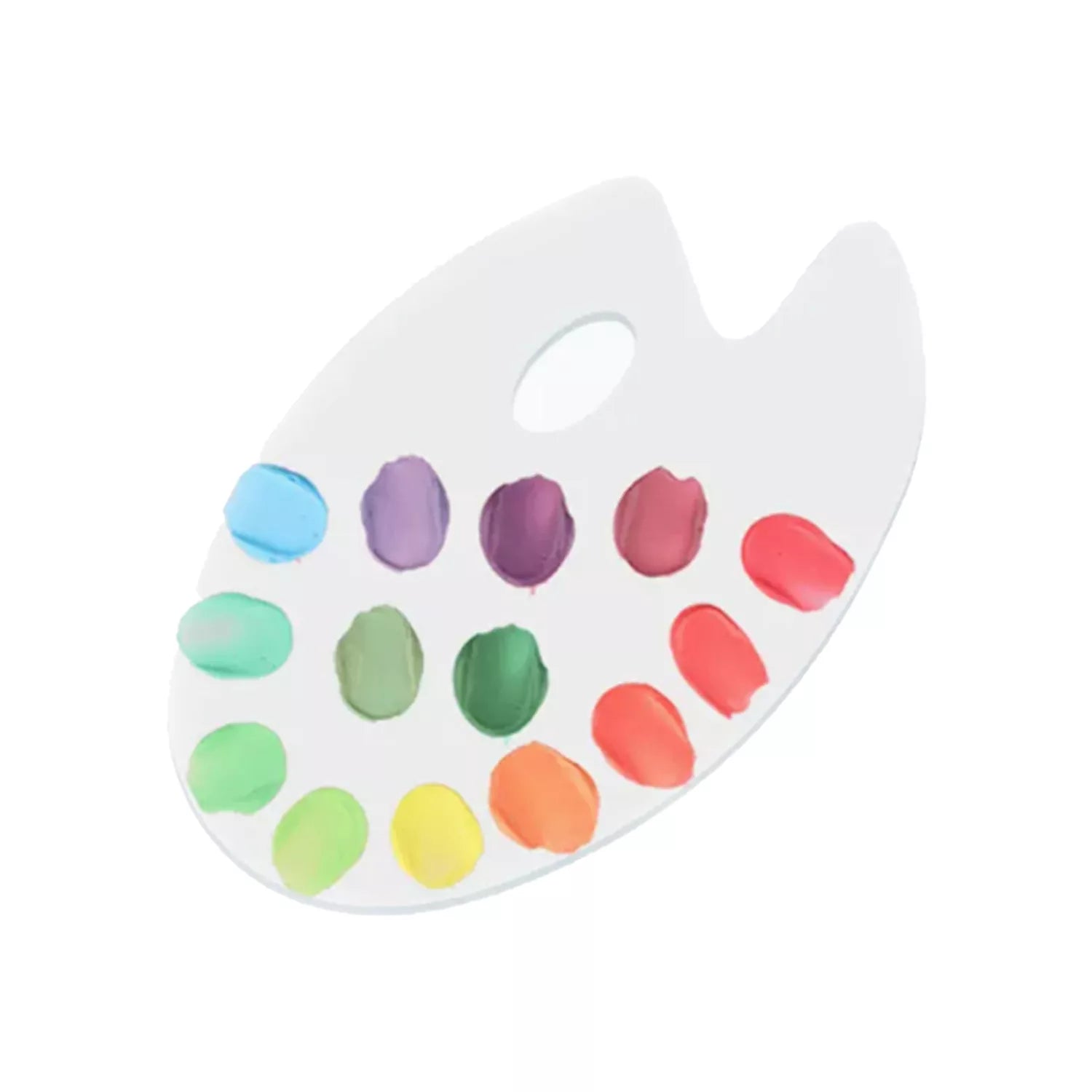 Oval Acrylic Palette