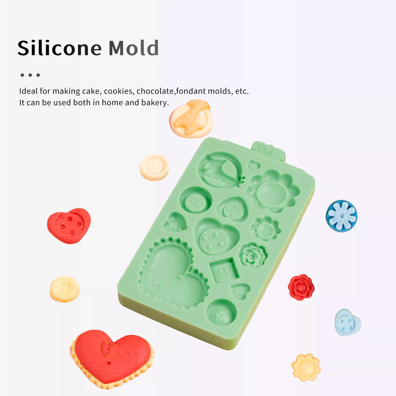 Cartoon Small Decoration Silicone Mold