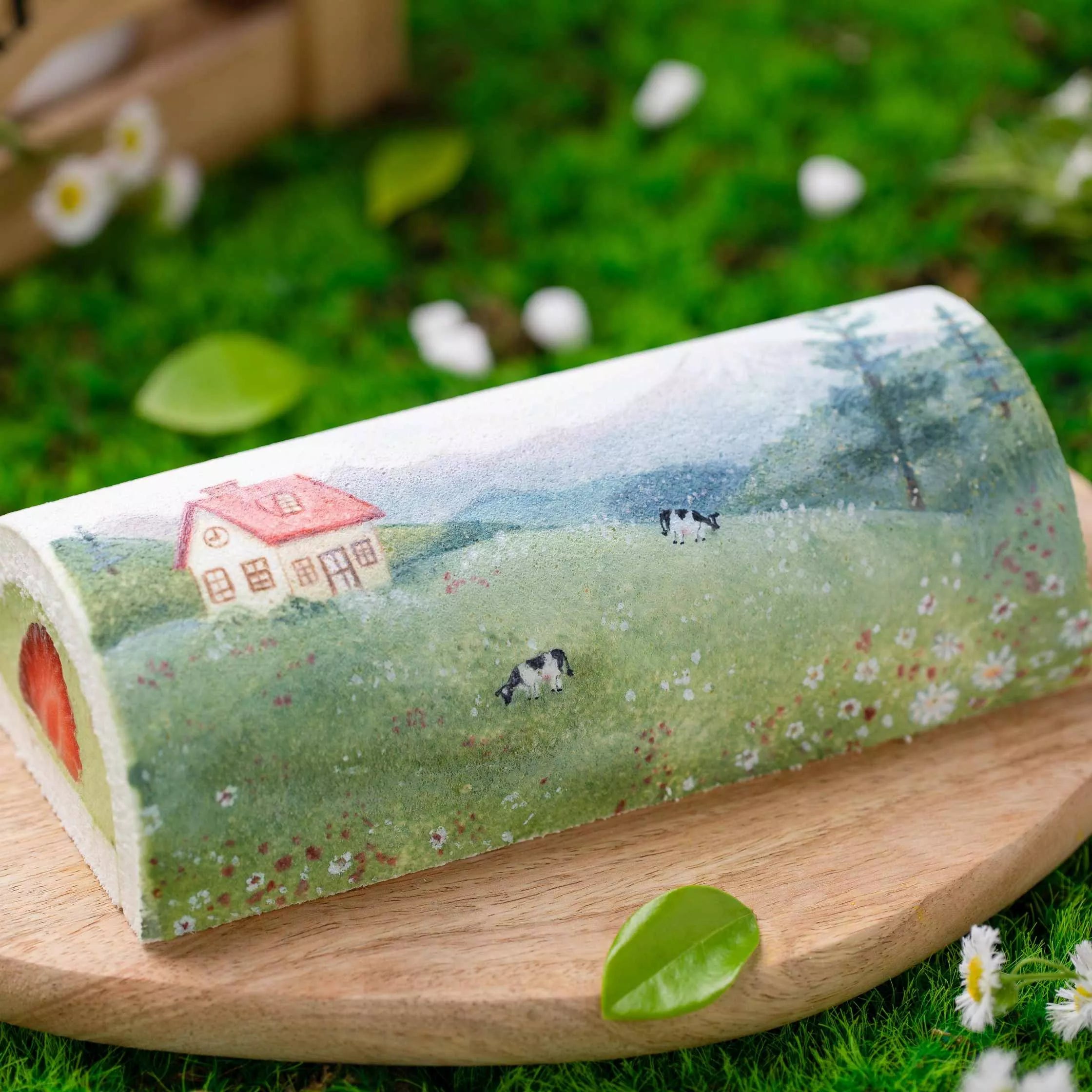 Hand-Painted Rustic Swiss Roll Masterclass