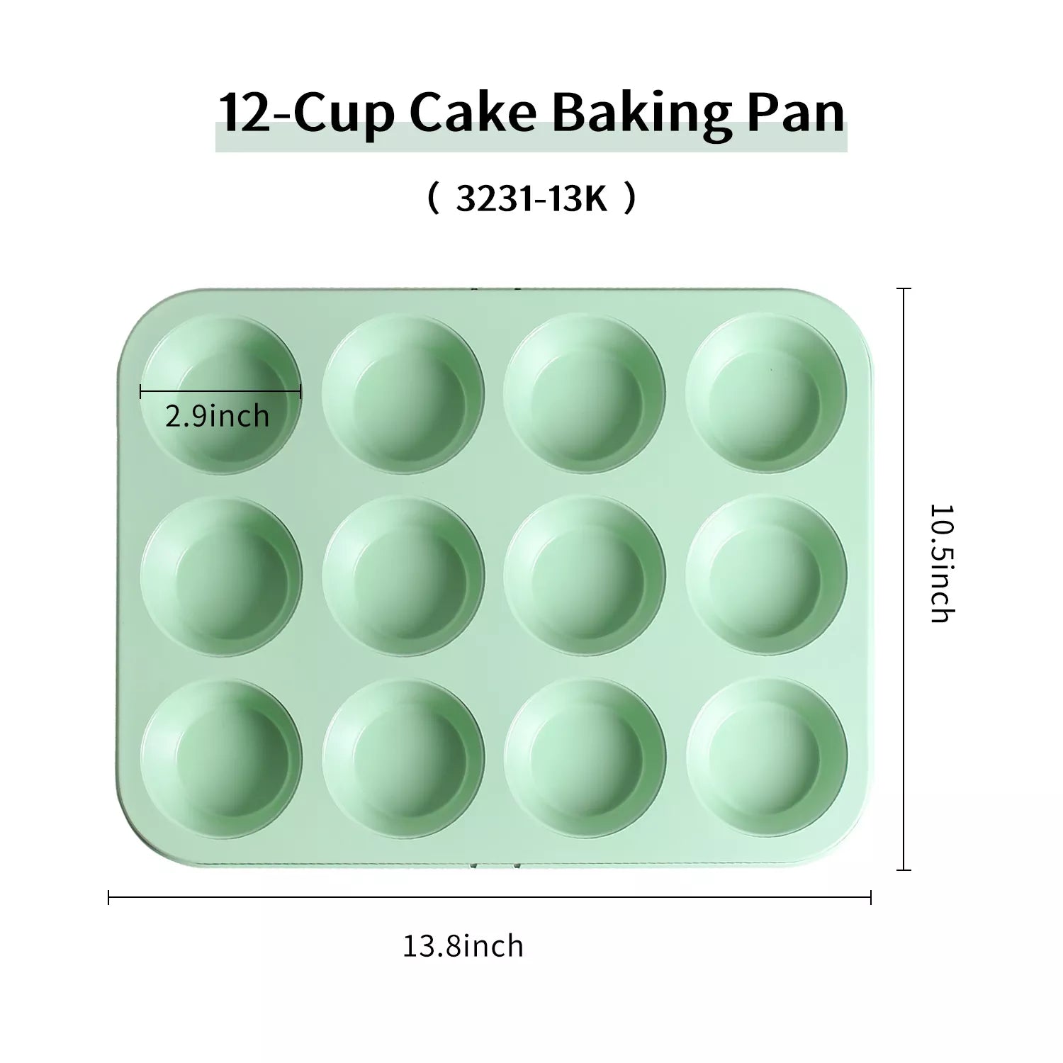 12-Cup Cake Carbon Steel Baking Pan