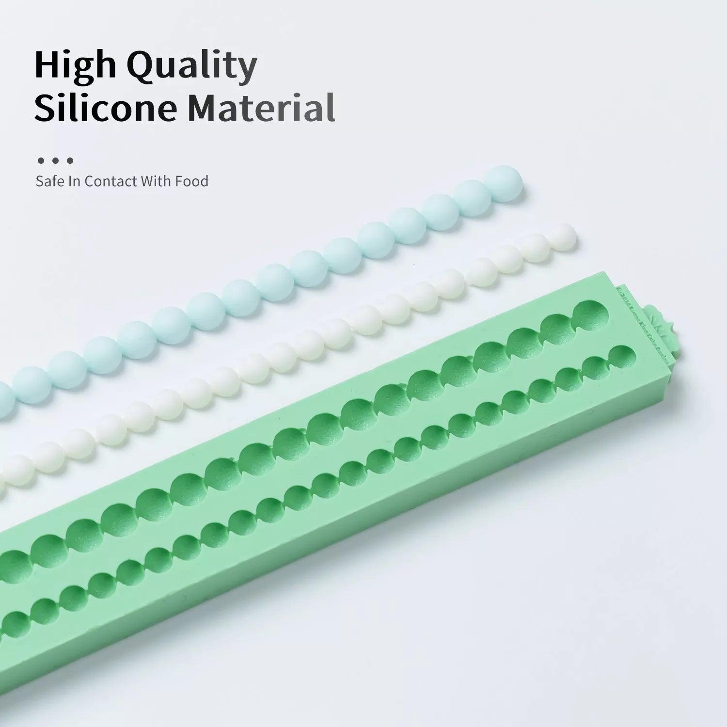 Pattern Pearl String Silicone Fondant Mold