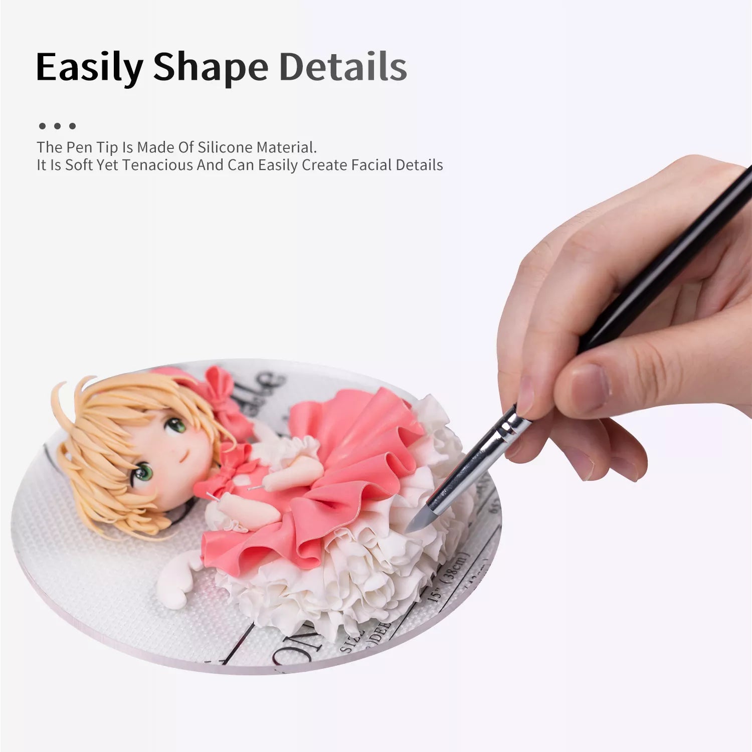 Fondant Shaping Silicone Pen