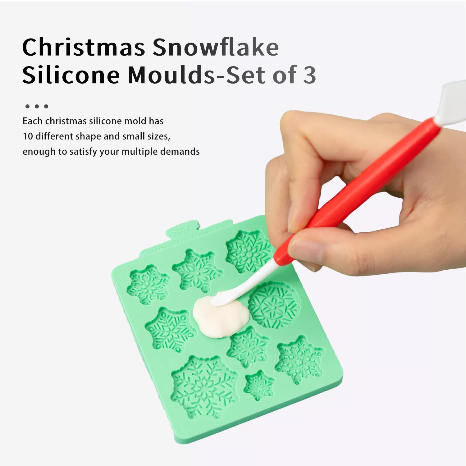 Various Snowflake Silicone Mold