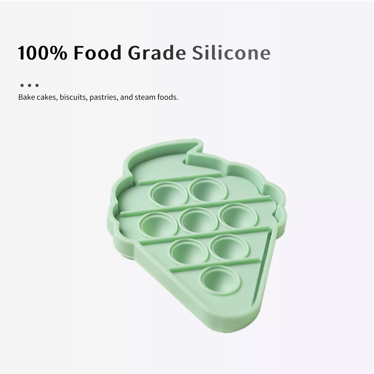 Round, Fish Tail, Torch, Heart-Shaped Chocolate Mold