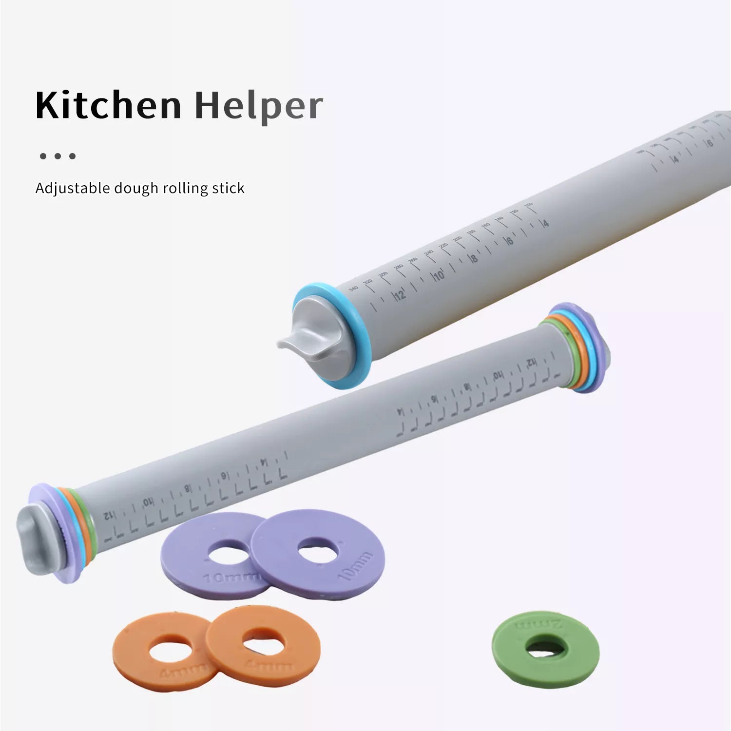 Silicone Flour Rolling Pin