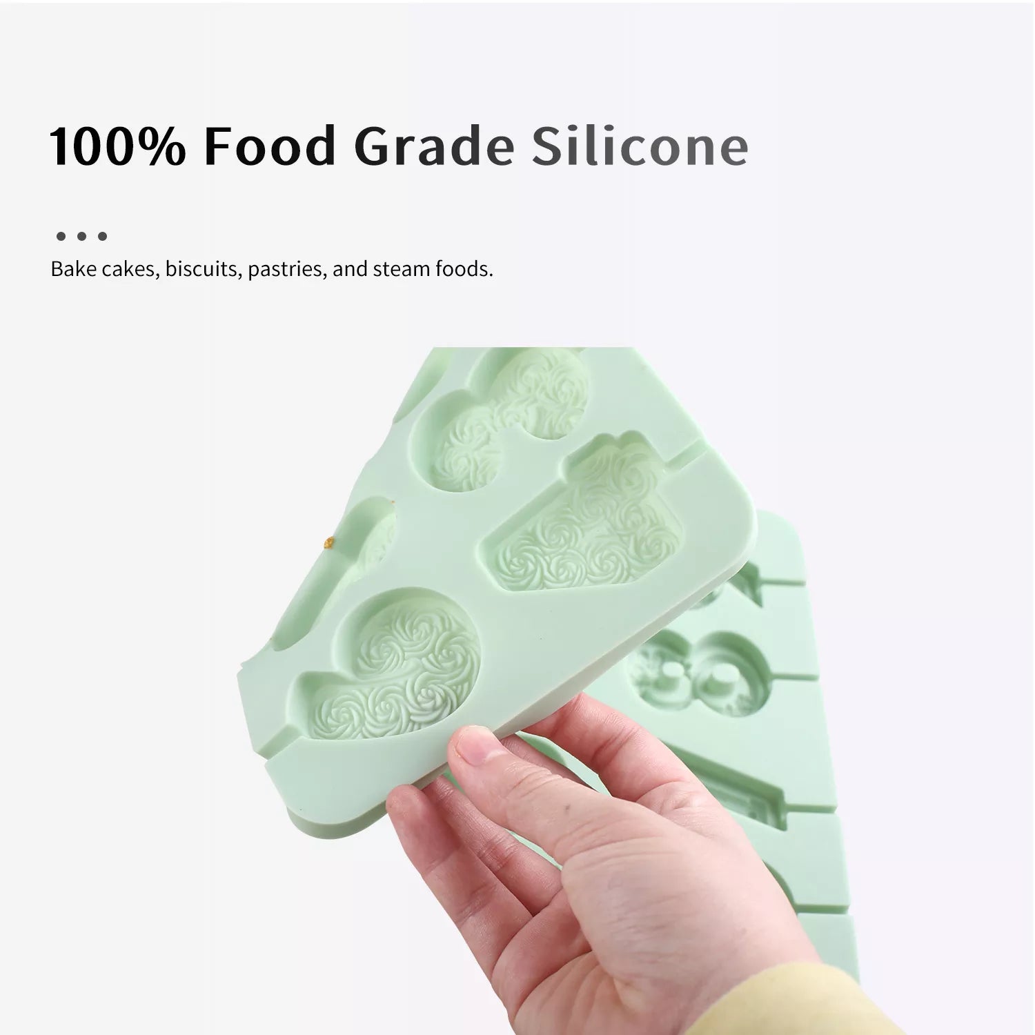 Number Lollipop Silicone Mold