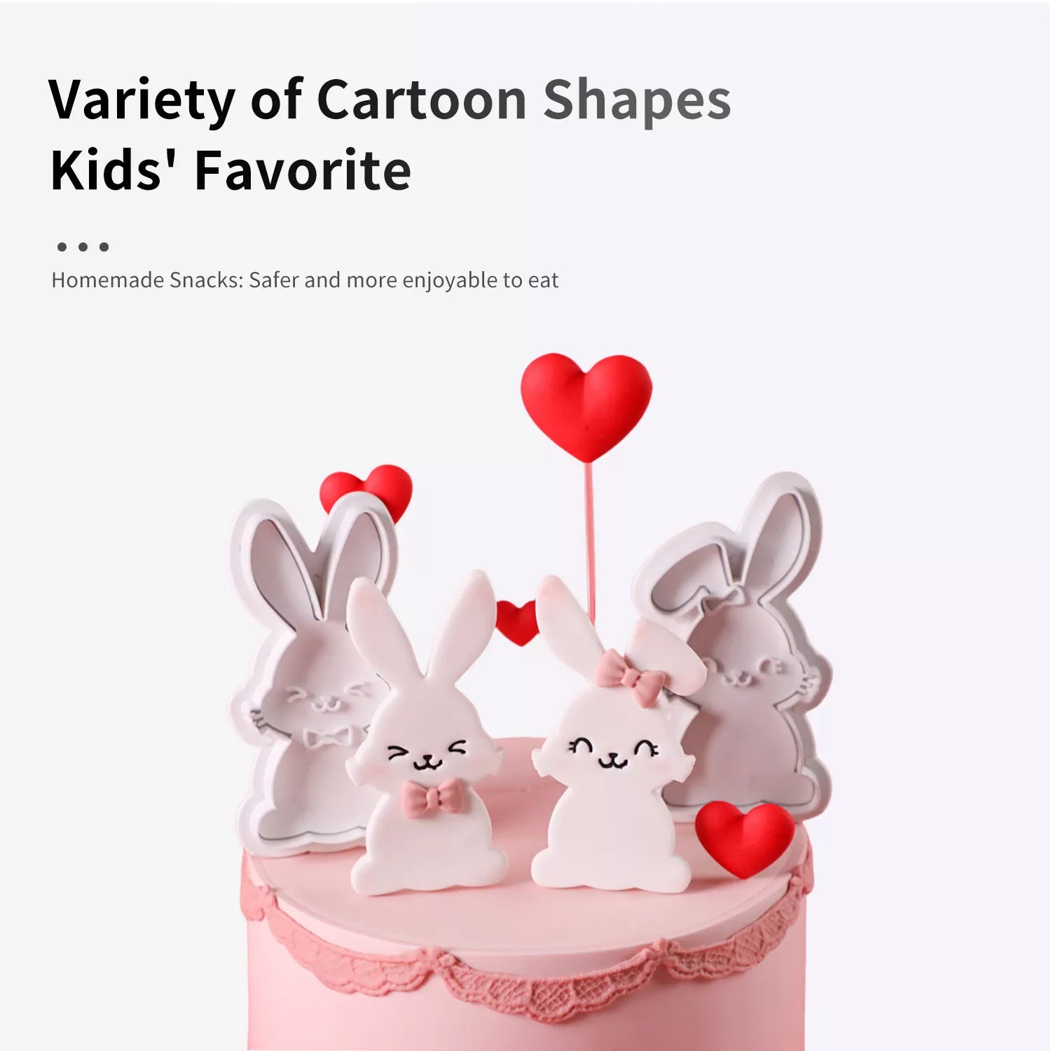 Cute Cartoon Animal Of A Variety Cutter And Embossing Set Mold