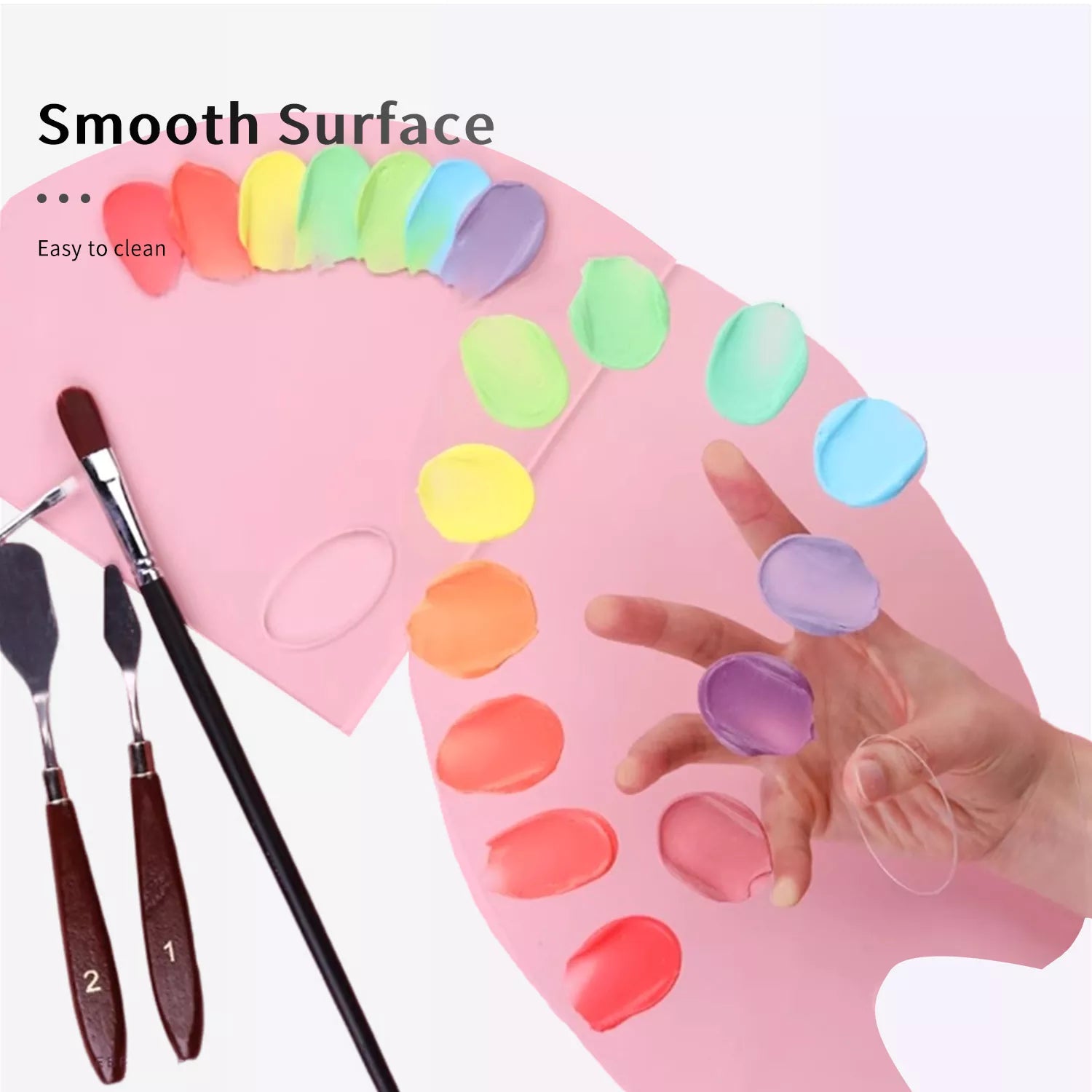 Oval Acrylic Palette