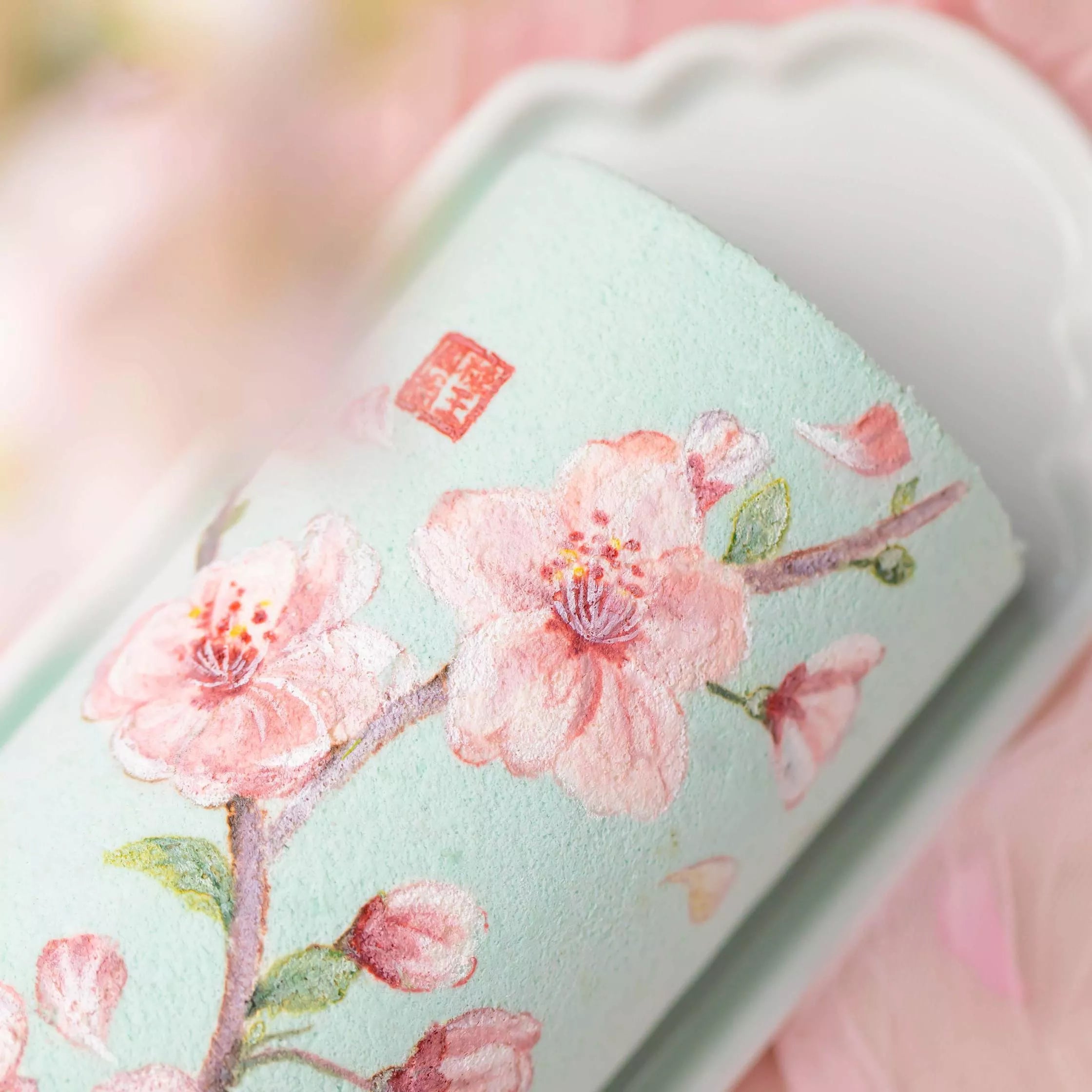 Hand-Painted Plum Blossom Swiss Roll Masterclass