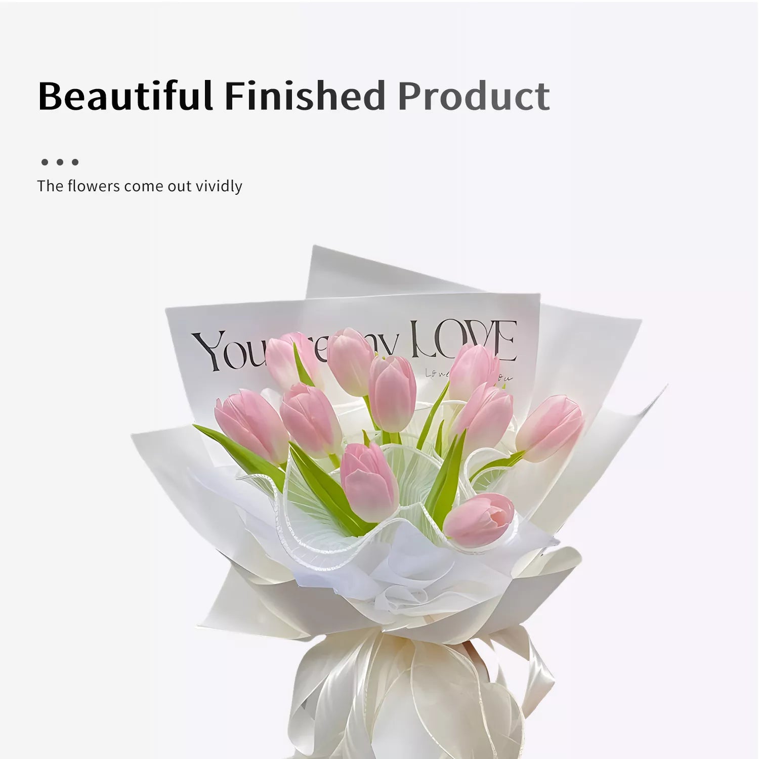 Realistic Tulip Sugar Paste Cutting And Embossing Silicone Mold Set