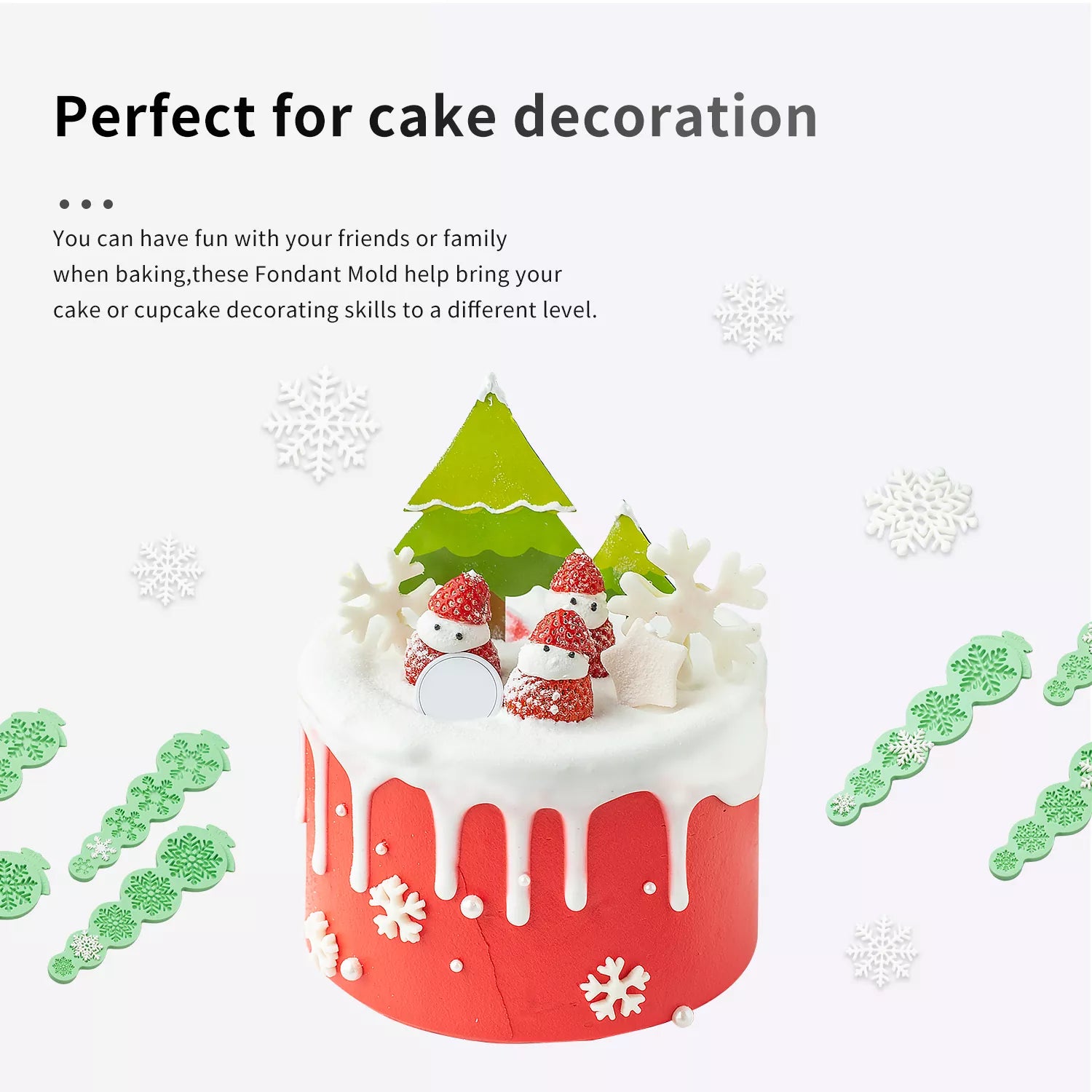 Christmas Snowflake Silicone Mold
