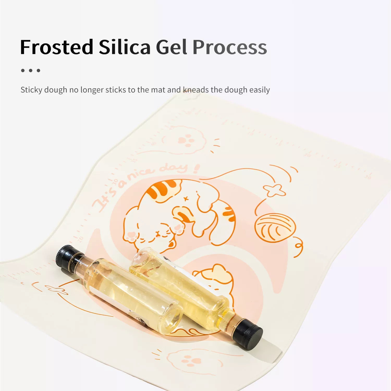 Kitten Theme Kitchen Dough Mat