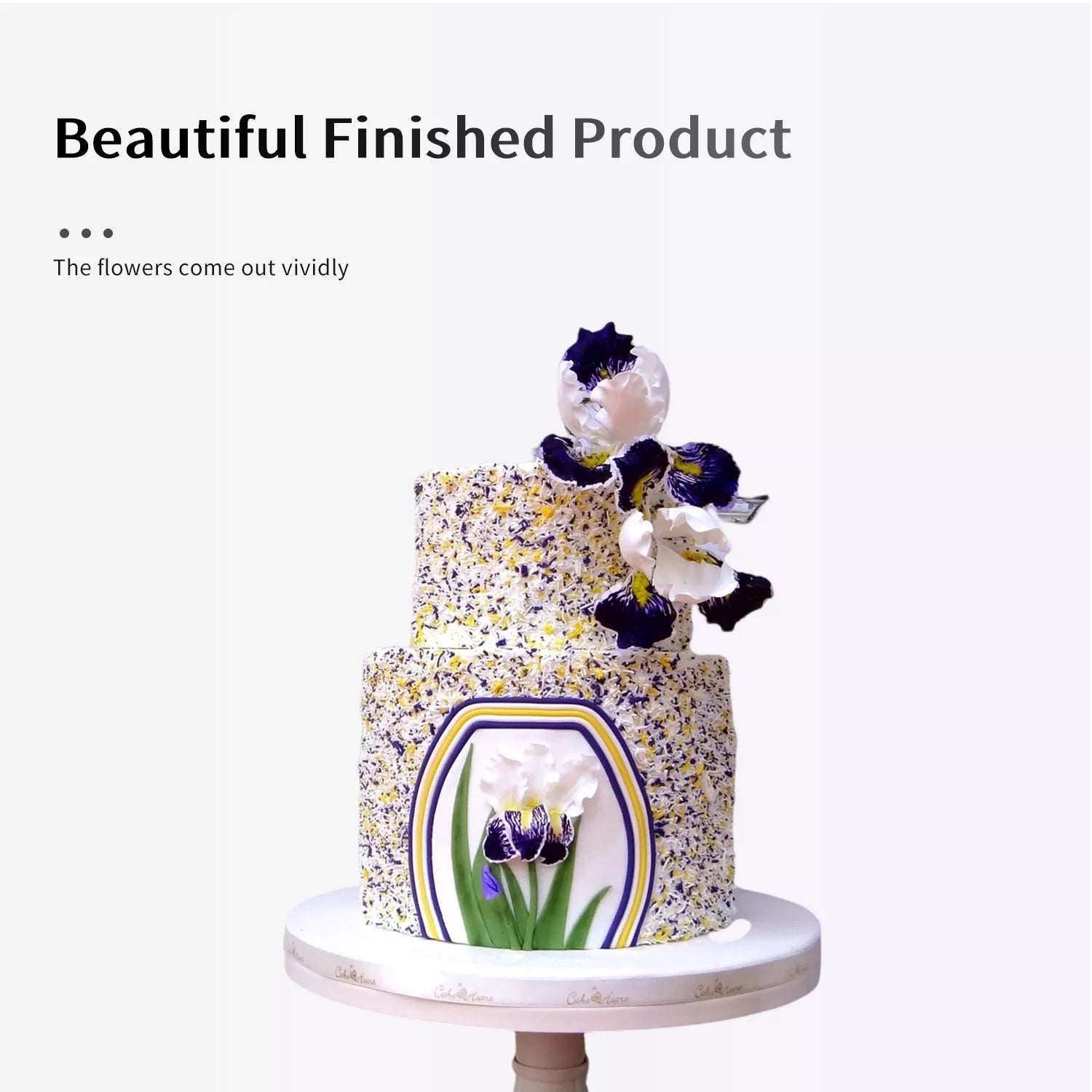 Realistic Bearded Iris and Dutchman's Breeches Sugar Paste Cutting And Embossing Silicone Mold Set