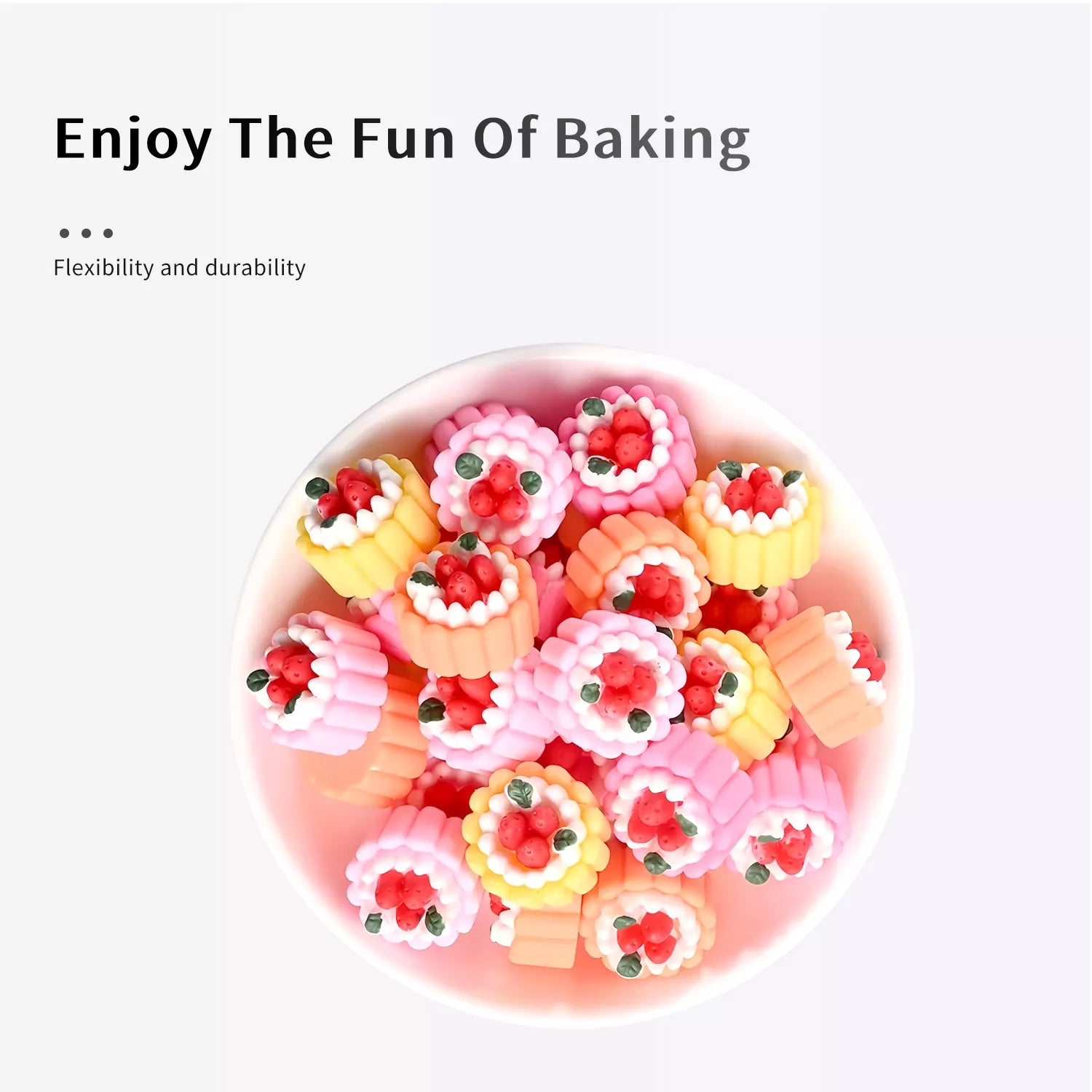 12 Cavities Flower Cake Mold