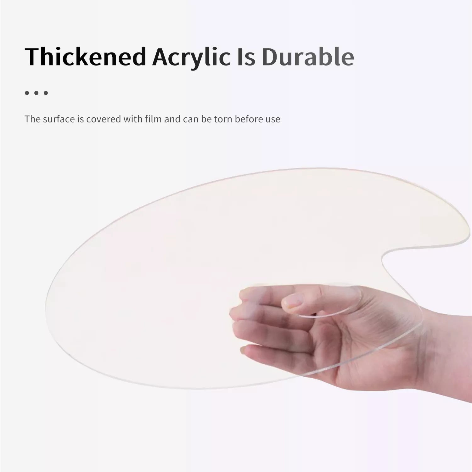 Oval Acrylic Palette