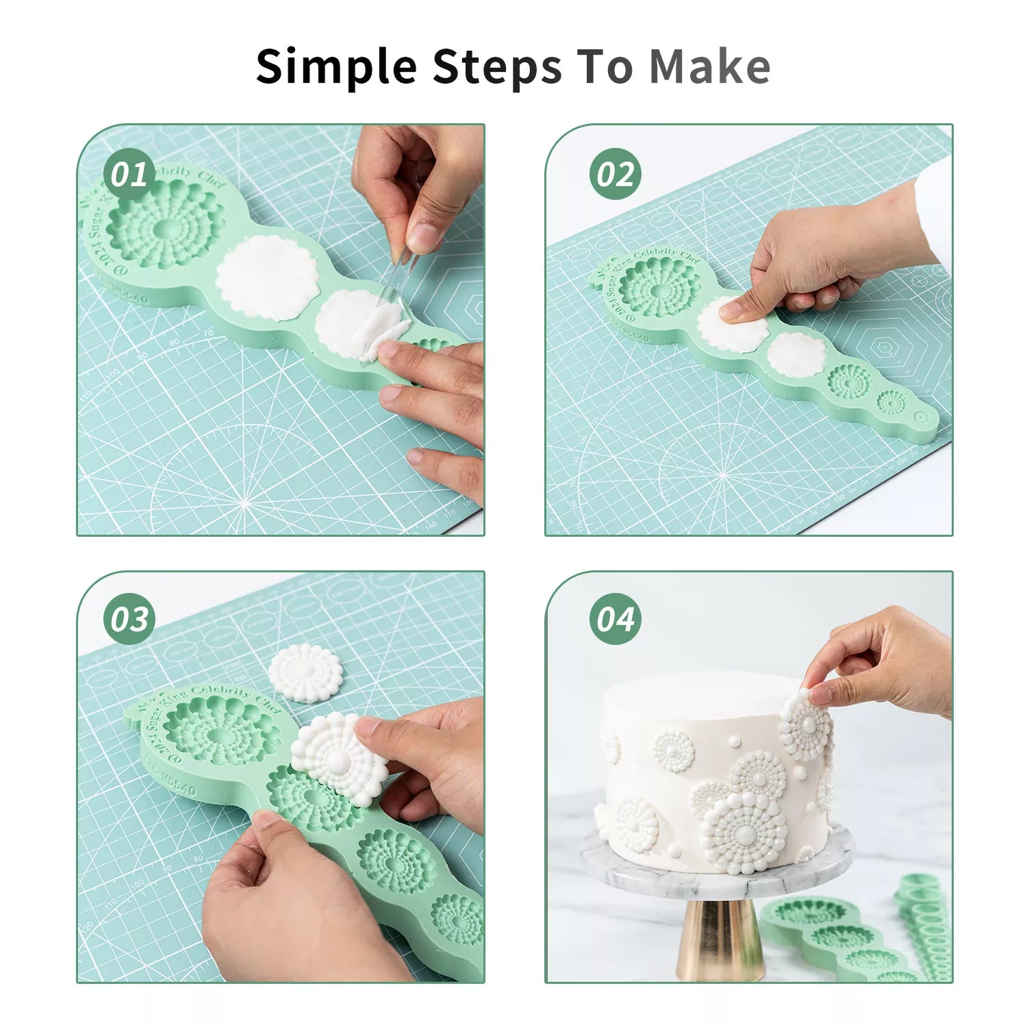 Round Pearl Decoration Silicone Mold