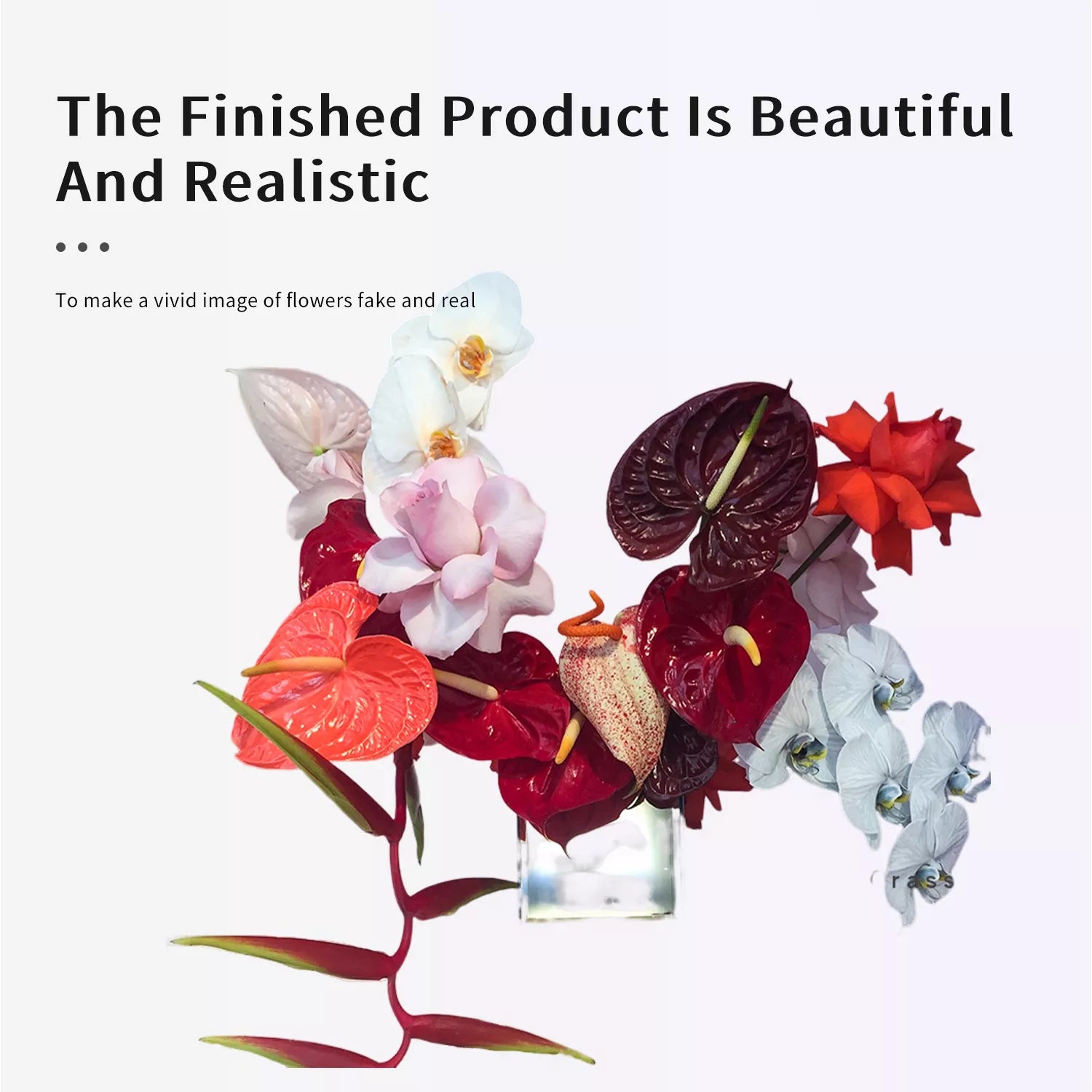 Realistic Anthurium Sugar Paste Cutting And Embossing Silicone Mold Set