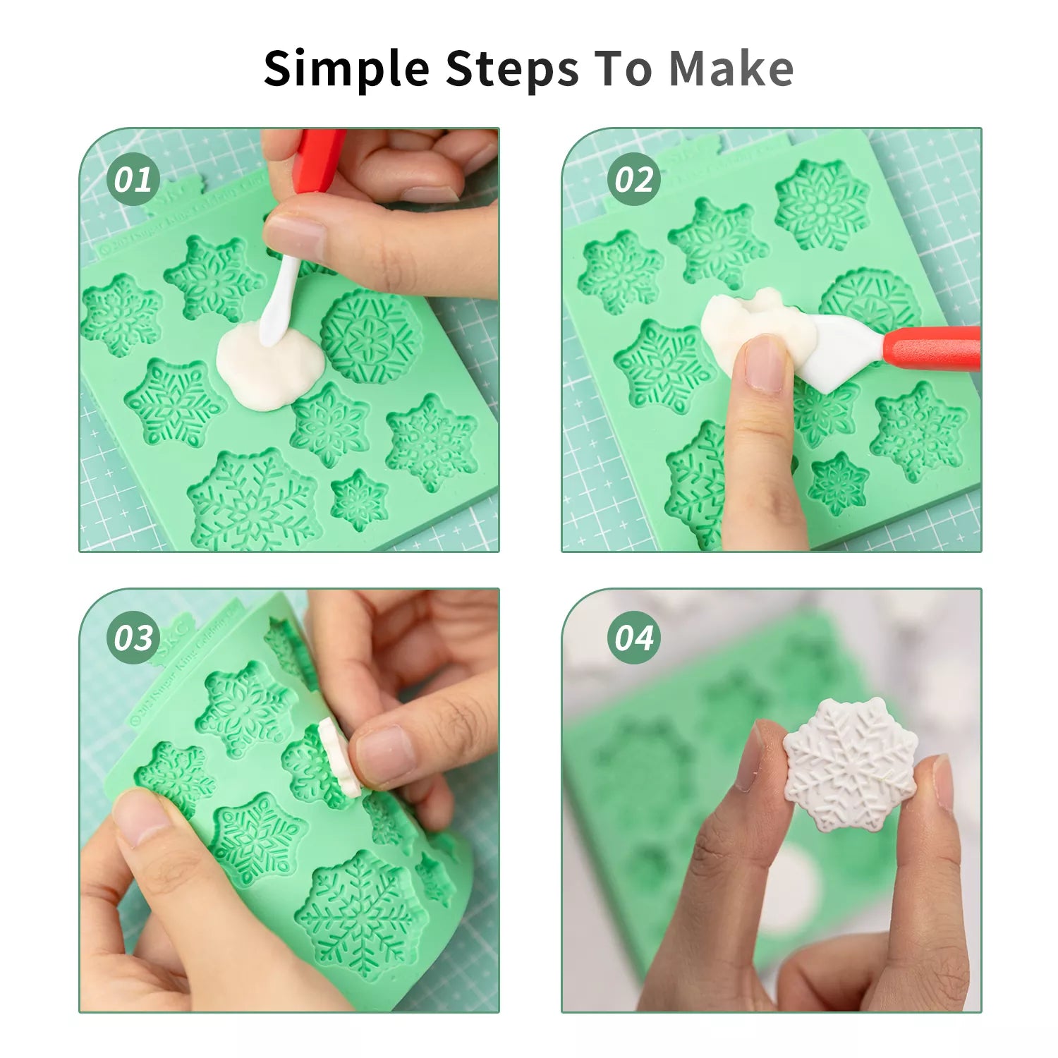 Various Snowflake Silicone Mold