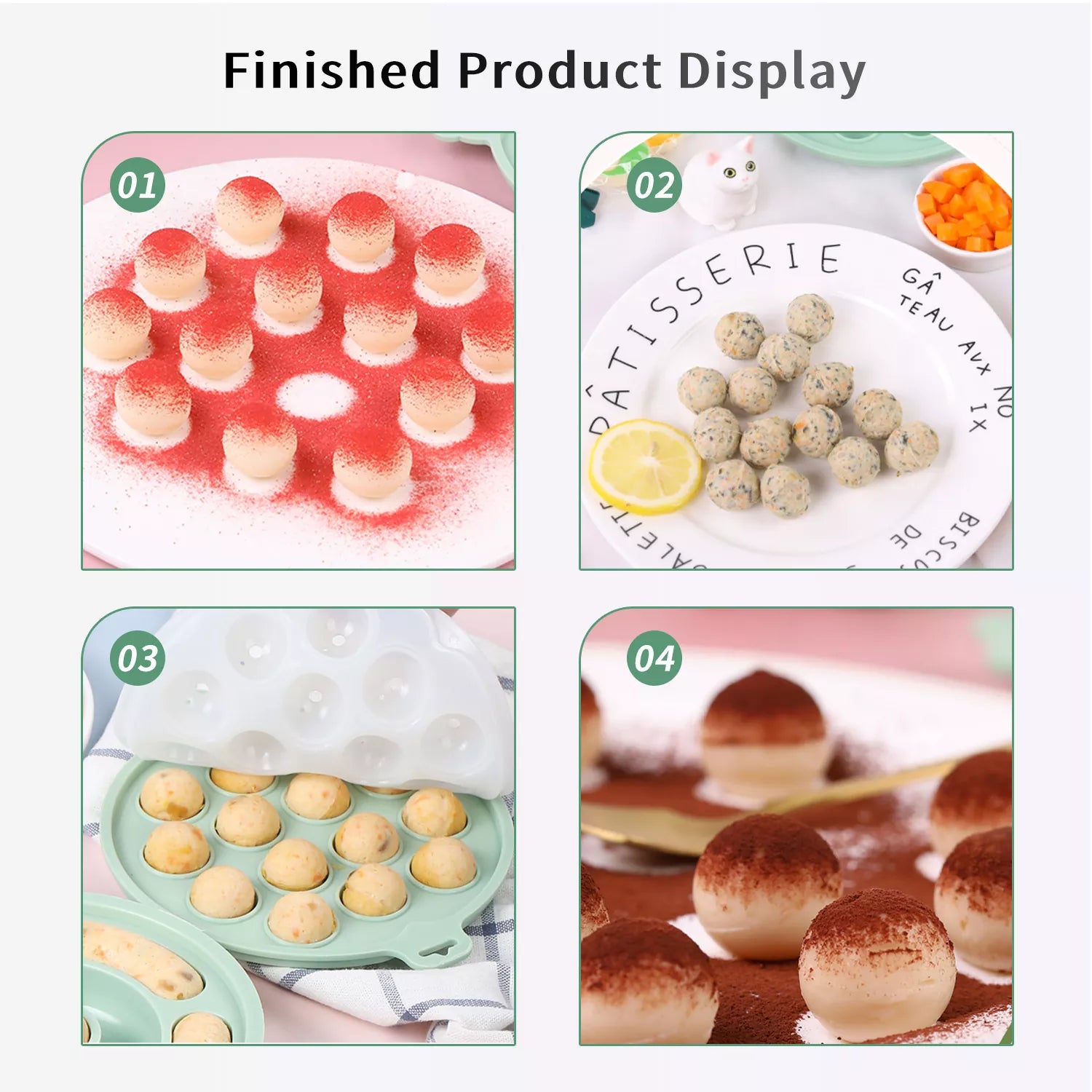 Meatball Baby Food Silicone Mold