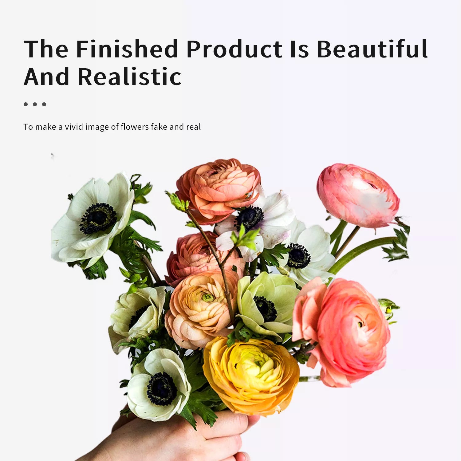 Realistic Ranunculus Leaf Sugar Paste Cutting And Embossing Silicone Mold Set
