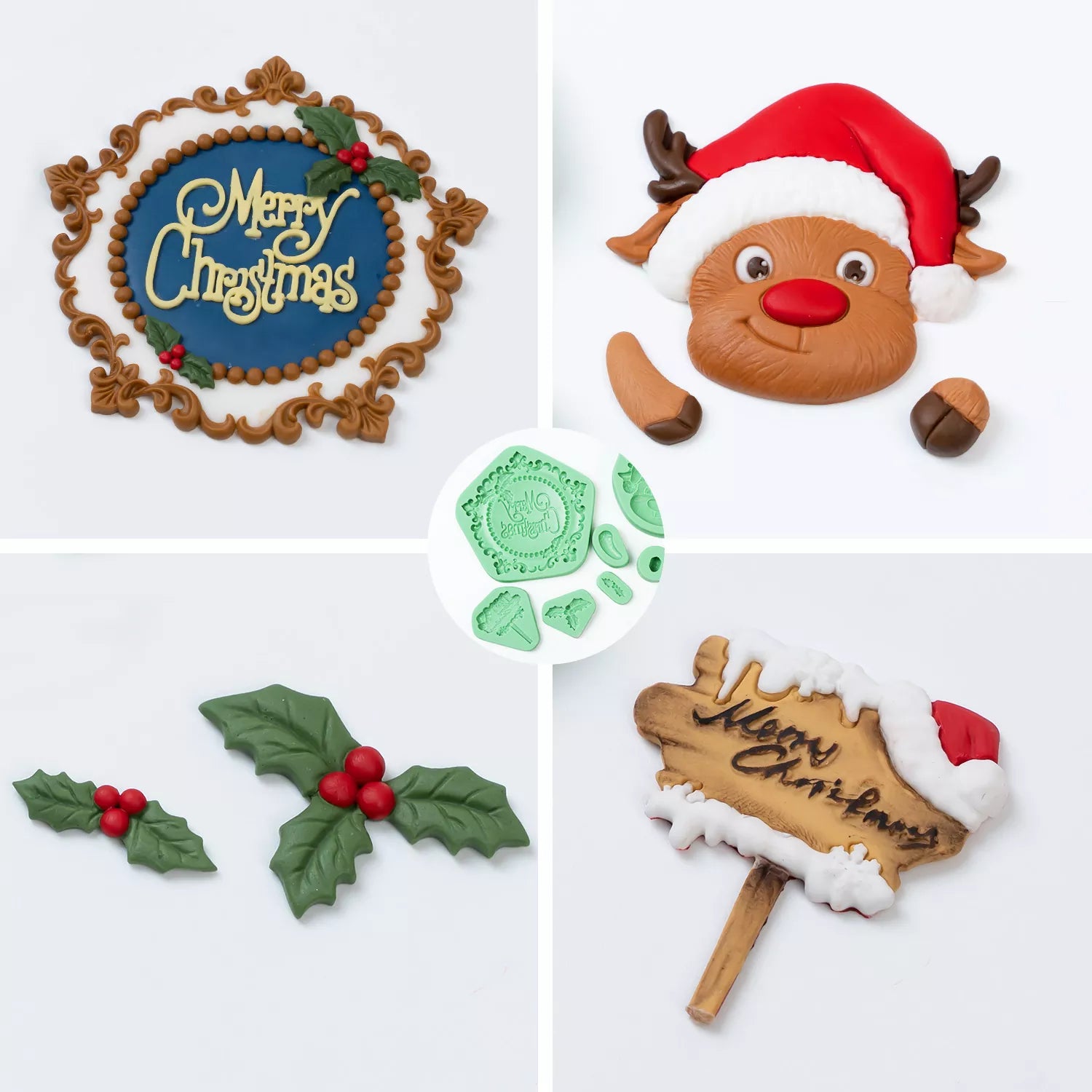 Christmas Set Silicone Mold