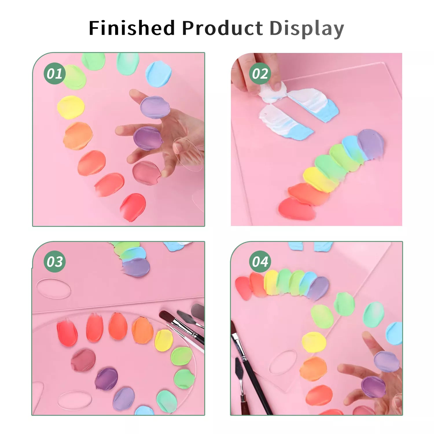Oval Acrylic Palette