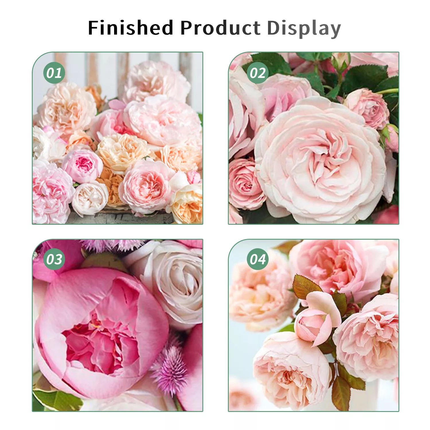 Realistic Ranunculus Leaf Sugar Paste Cutting And Embossing Silicone Mold Set