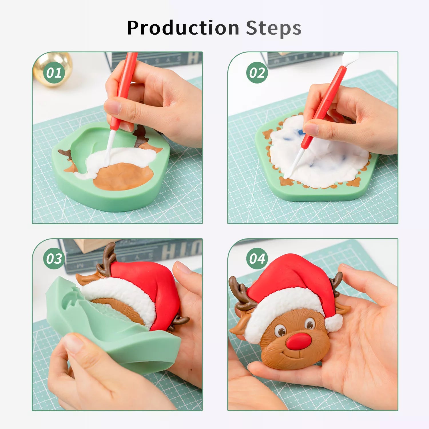 Christmas Set Silicone Mold
