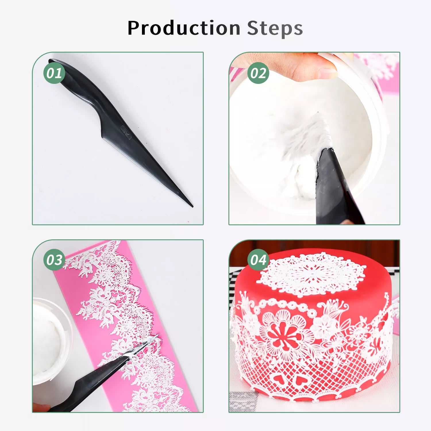 Fondant Lace Spatula