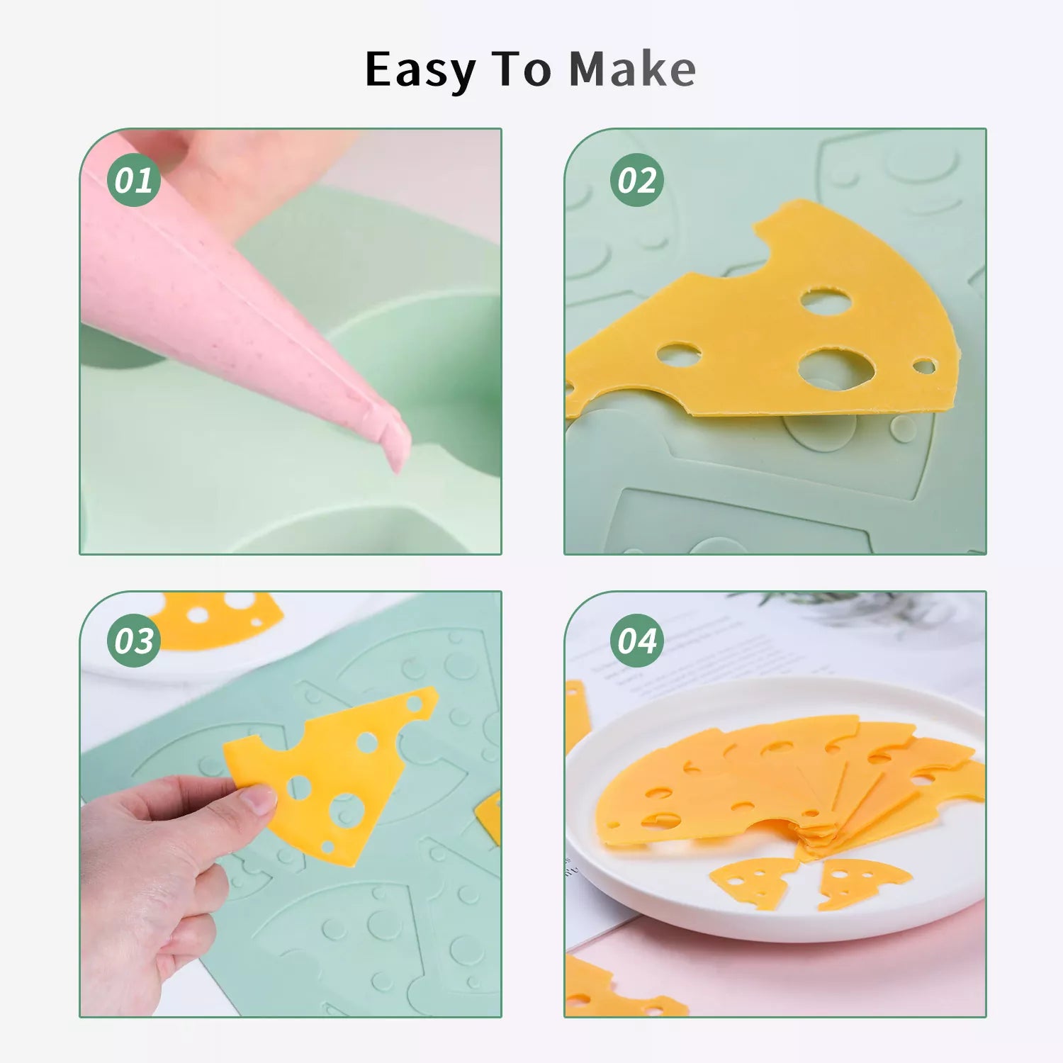 Cheese Chocolate Silicone Mold