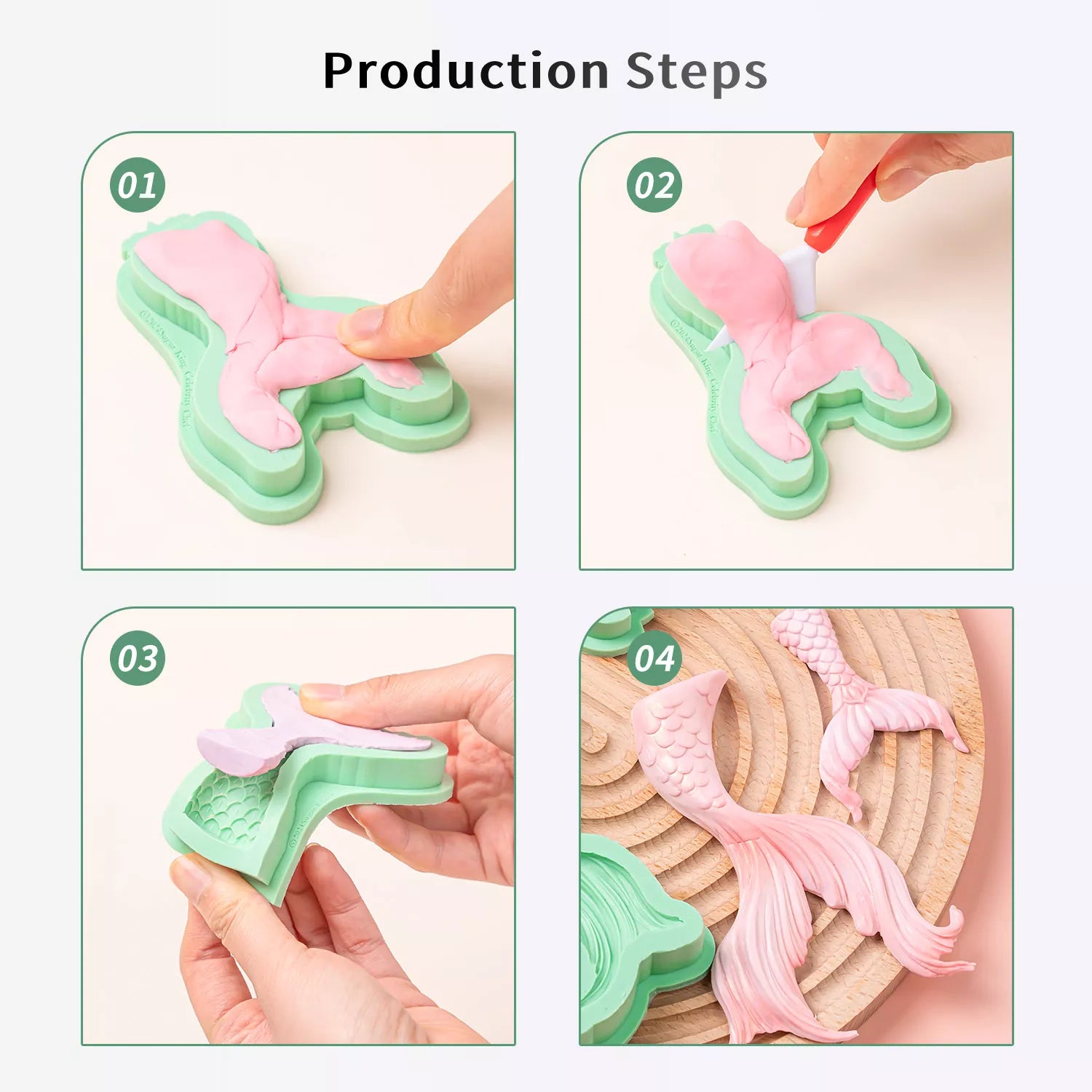 Fish Tail Silicone Mold