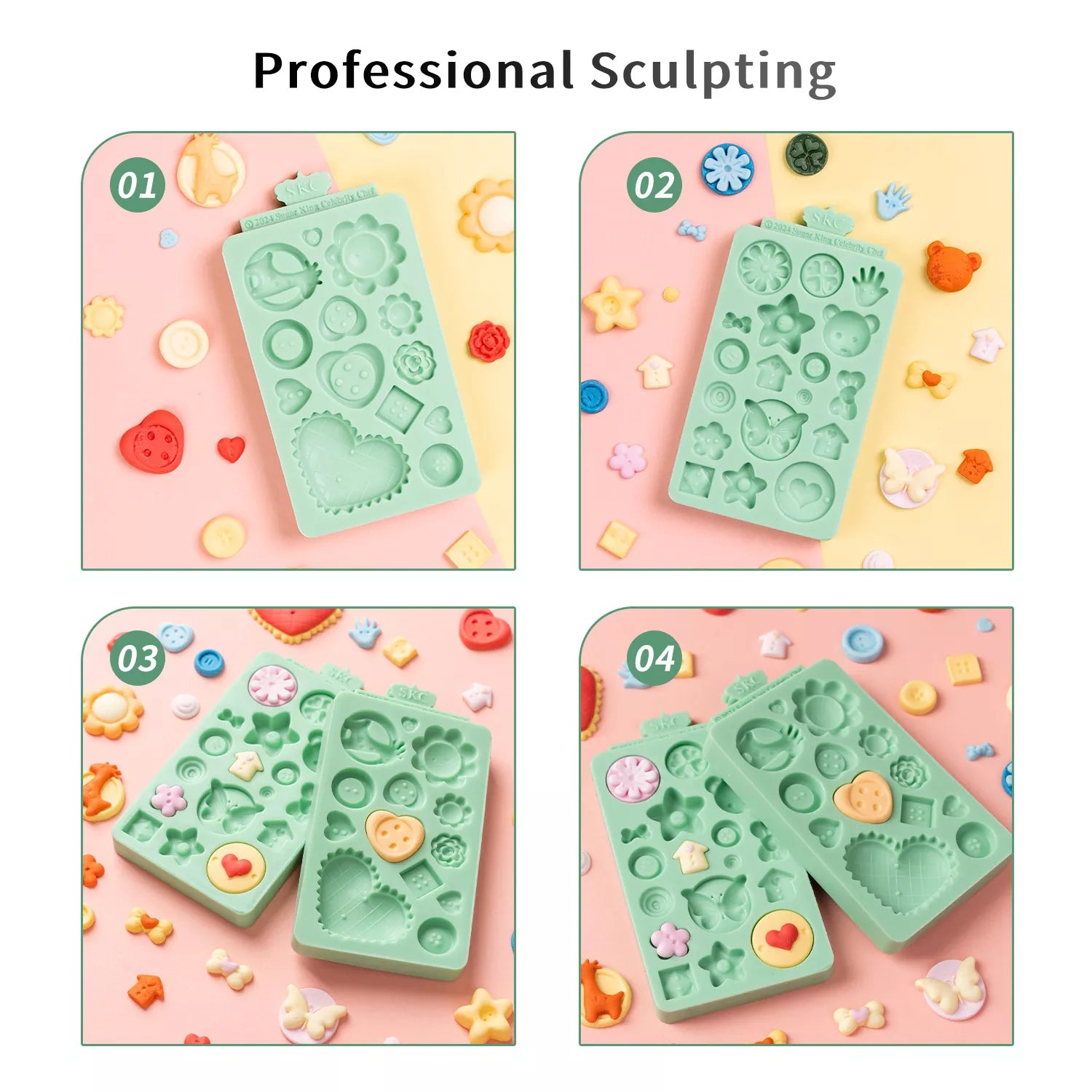 Cartoon Small Decoration Silicone Mold