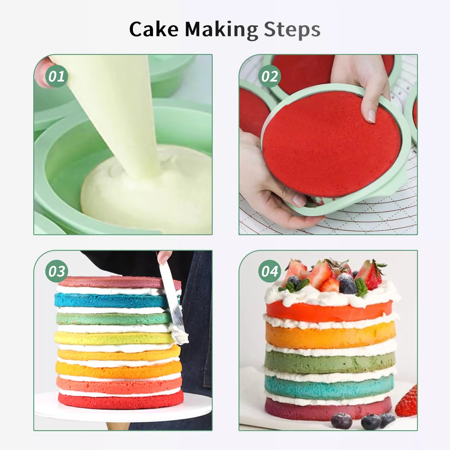 Round Silicone Cake Pan