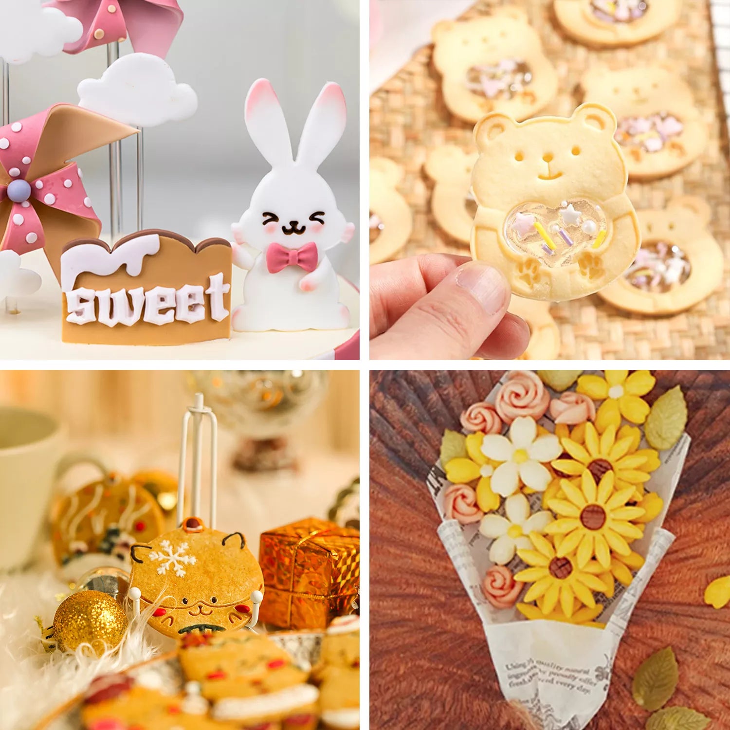 Cute Cartoon Animal Of A Variety Cutter And Embossing Set Mold