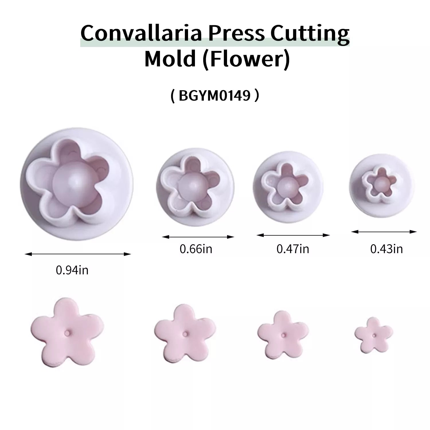 Lily of the Valley Pressing and Cutting Mold (Five-Petal Flower)