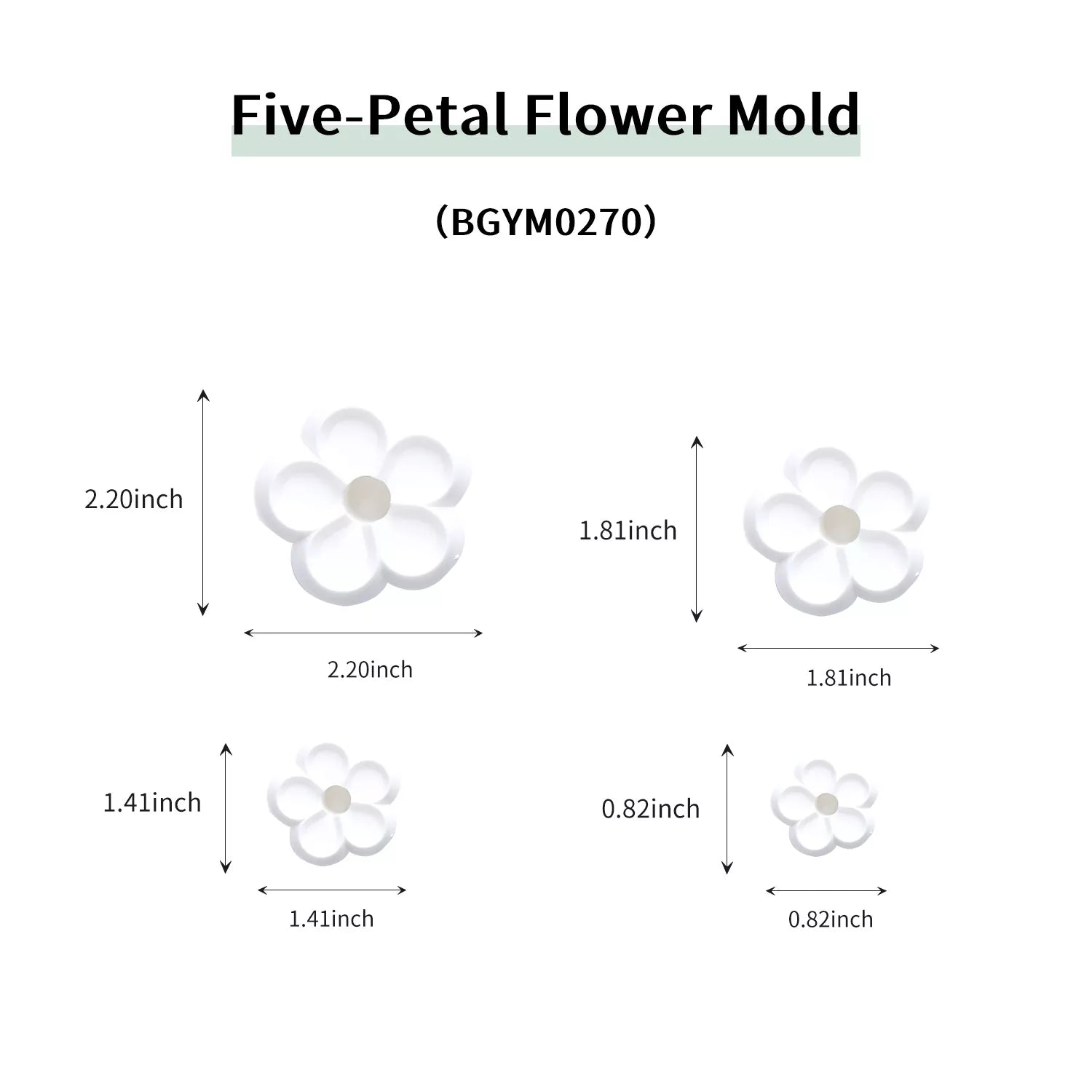 Five-Petal Flower Pressing Mold
