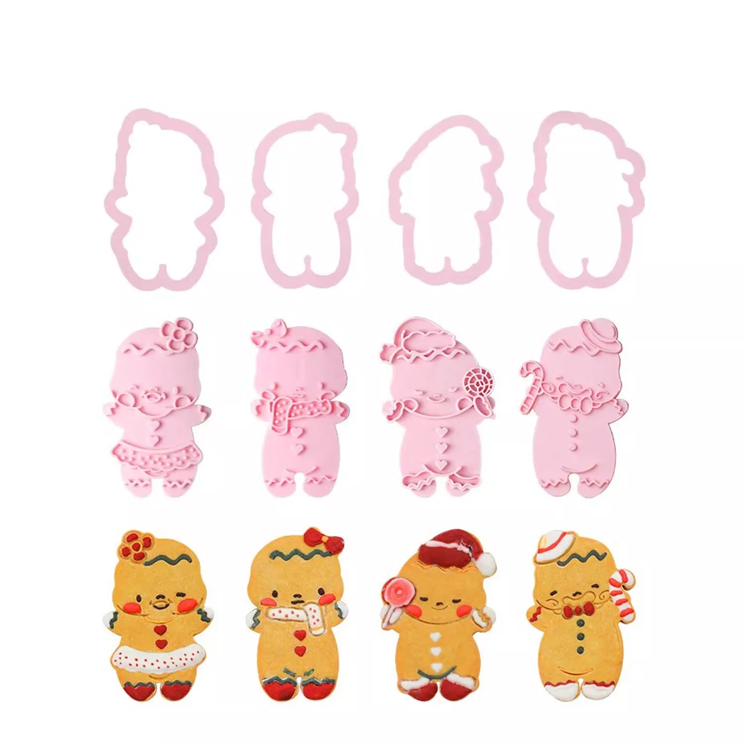 Cute Cartoon Animal Of A Variety Cutter And Embossing Set Mold