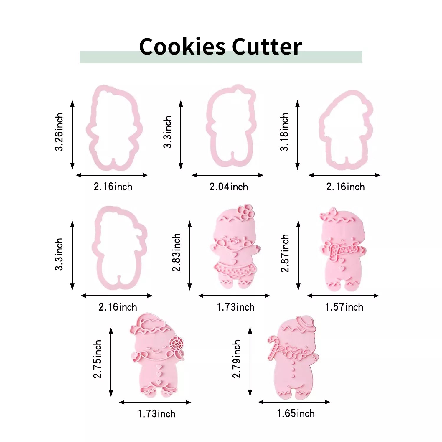 Cute Cartoon Animal Of A Variety Cutter And Embossing Set Mold