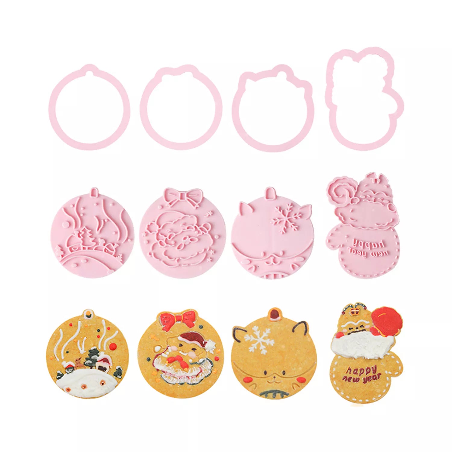 Cute Cartoon Animal Of A Variety Cutter And Embossing Set Mold