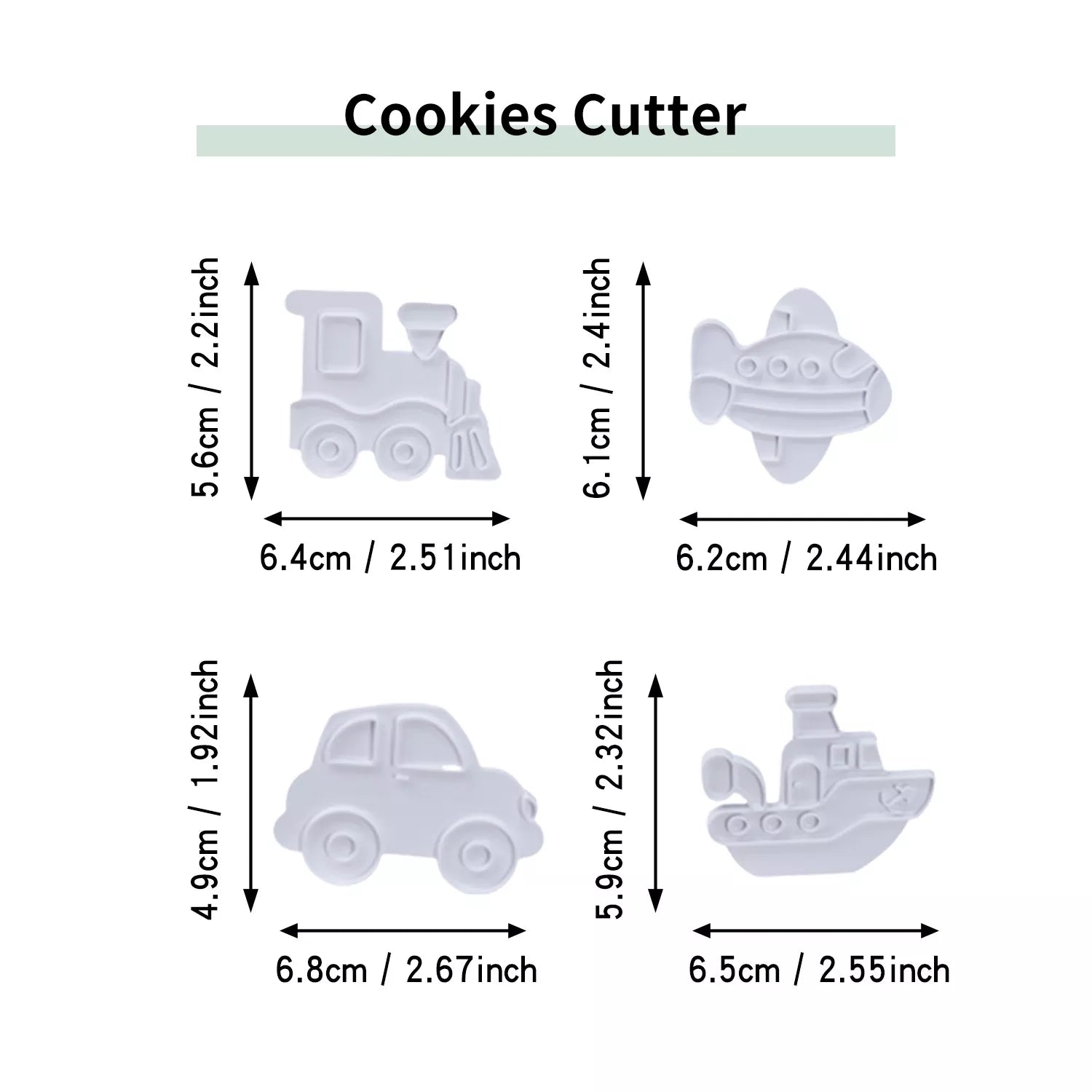 Cute Cartoon Animal Of A Variety Cutter And Embossing Set Mold