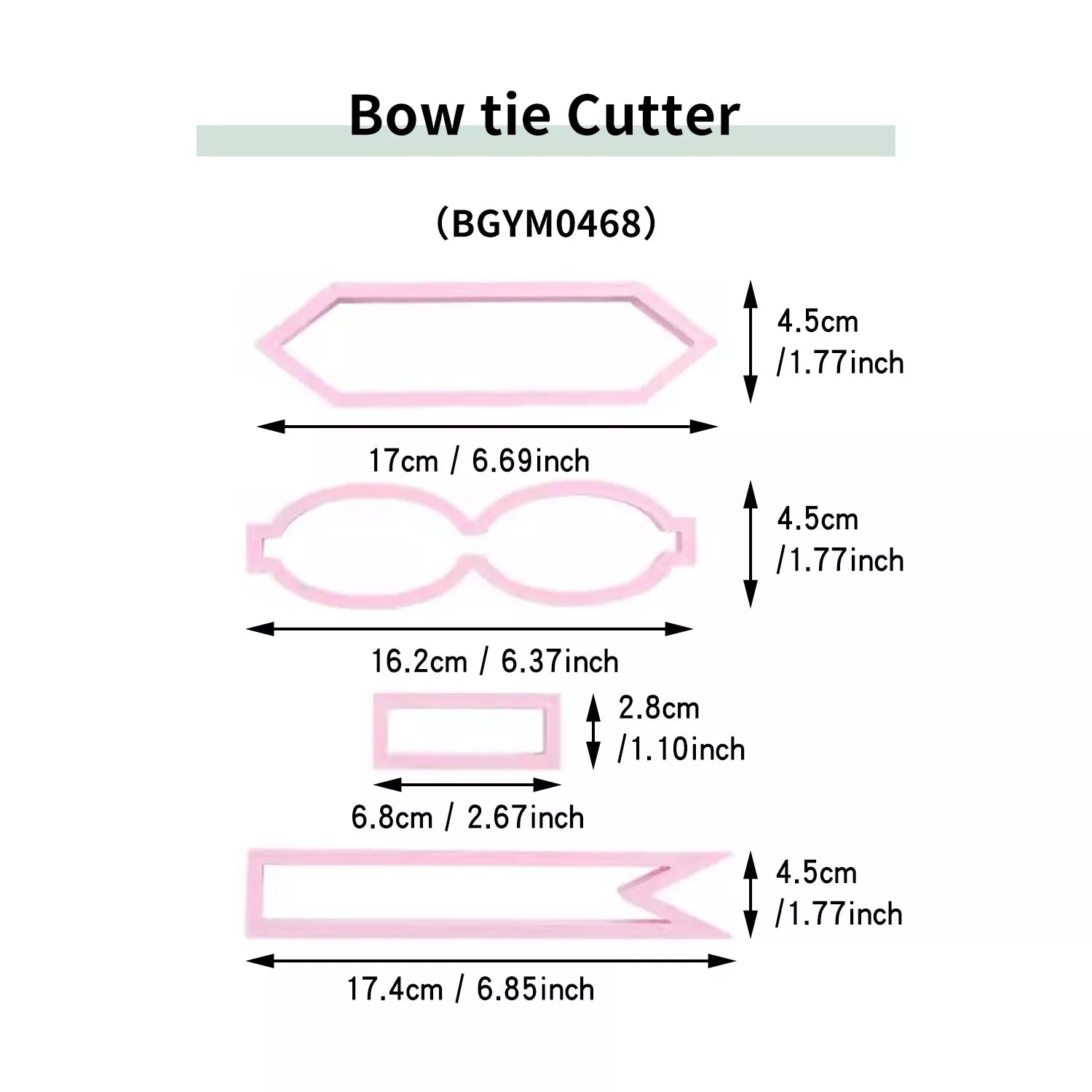 Bow Cutter Set Mold