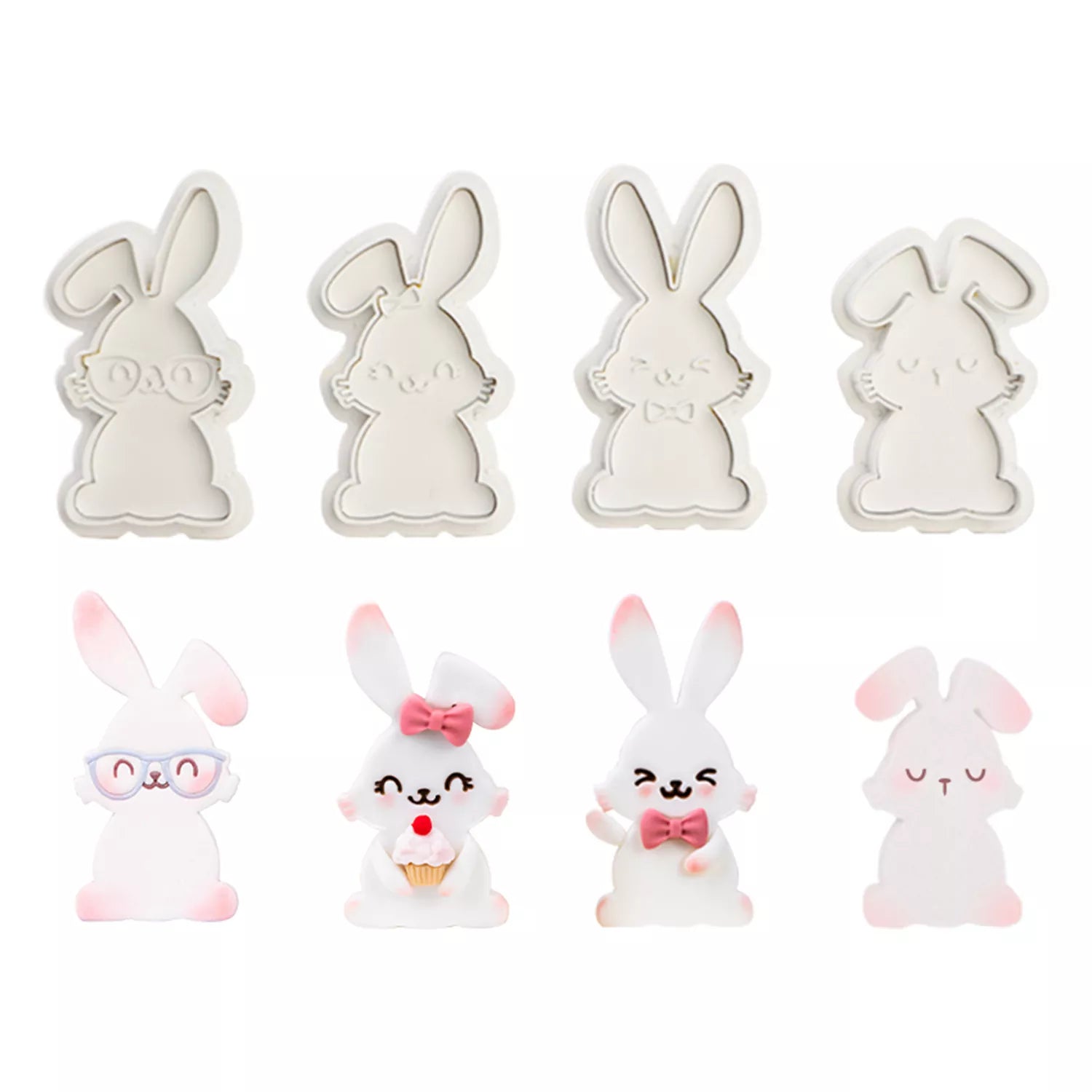 Cute Cartoon Animal Of A Variety Cutter And Embossing Set Mold