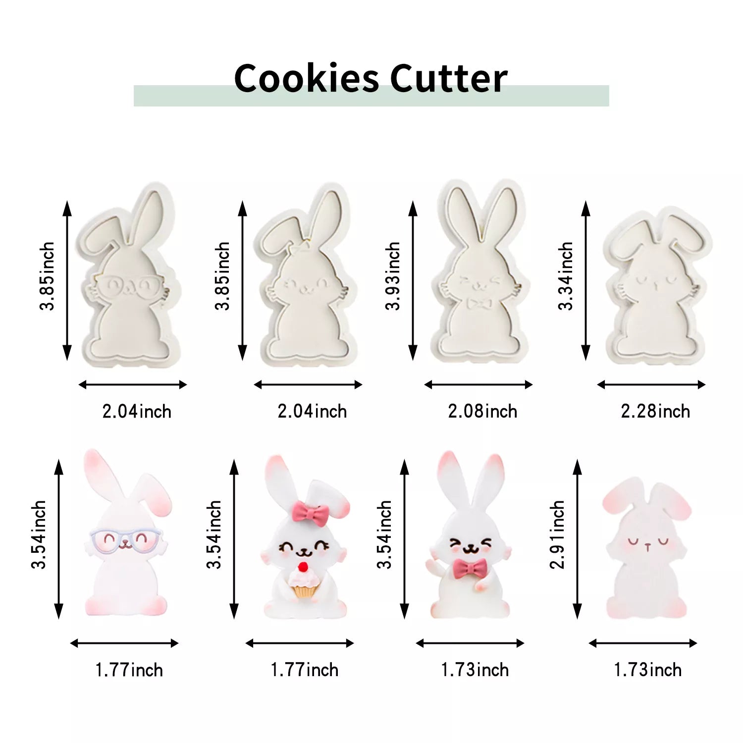 Cute Cartoon Animal Of A Variety Cutter And Embossing Set Mold