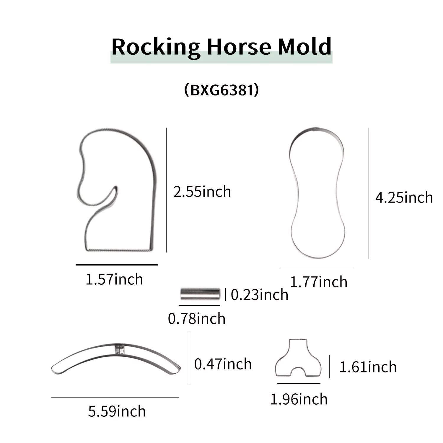 Rocking Horse Theme Cake Decoration Cutter
